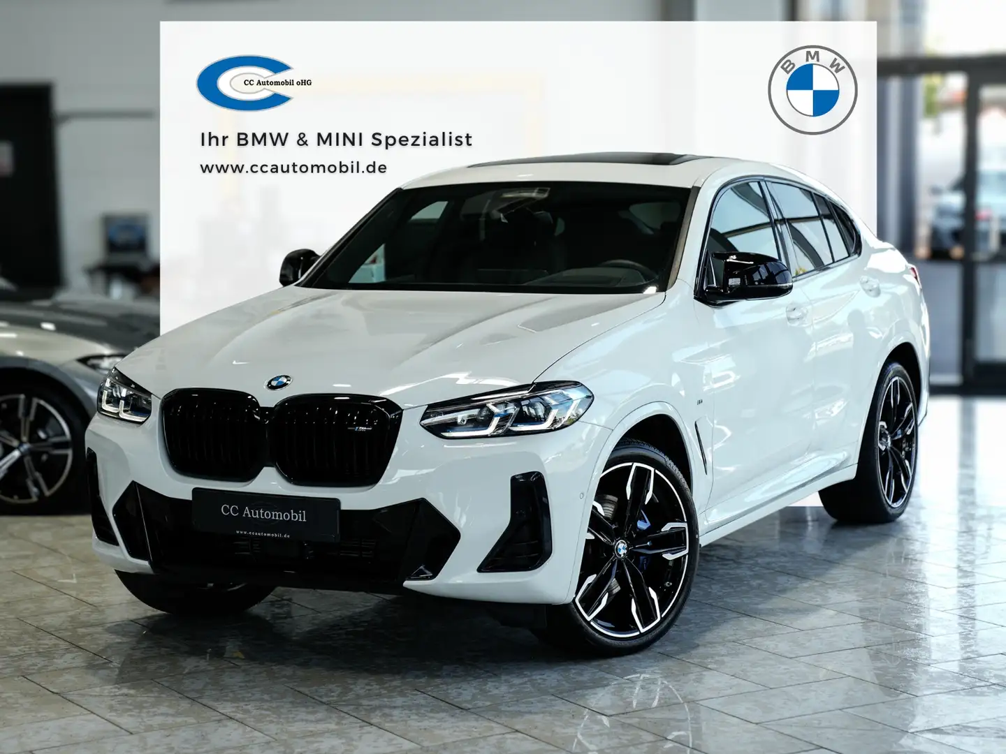BMW X4 M X4 M40i 21LM AHK Laser Memory ACC Panorama Blanc - 1