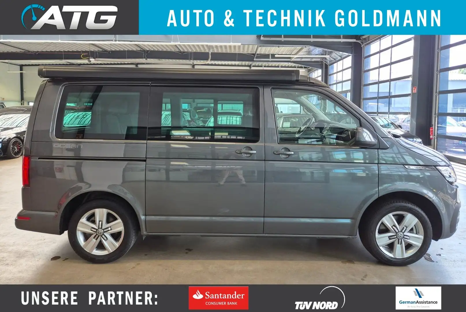 Volkswagen T6 California T6.1 CALIFORNIA OCEAN STANDH ACC AHK LED MARKISE Gris - 1