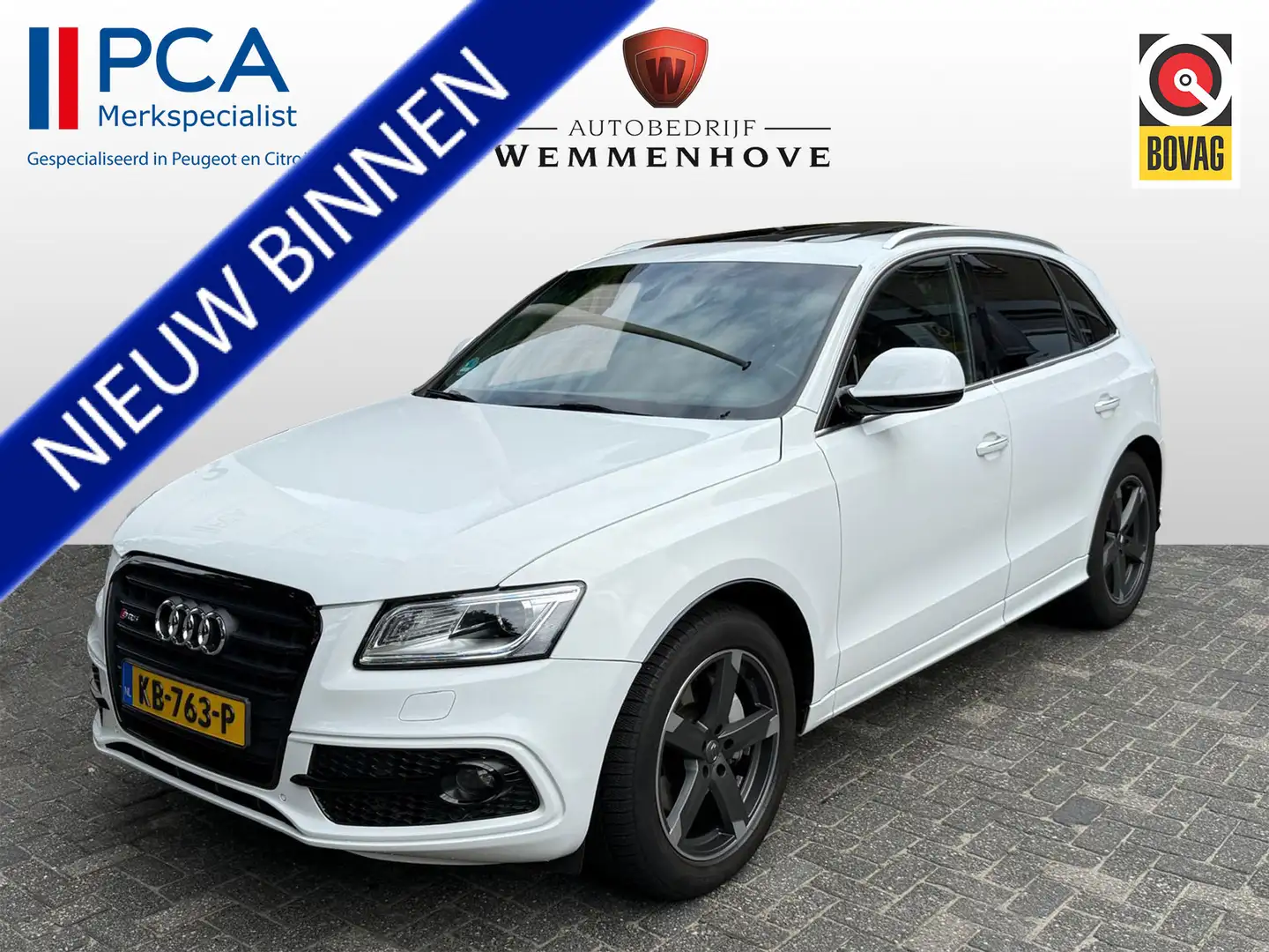 Audi SQ5 3.0 TFSI quattro Pro Line Plus Leer/Panodak/Ecc/Na Weiß - 1