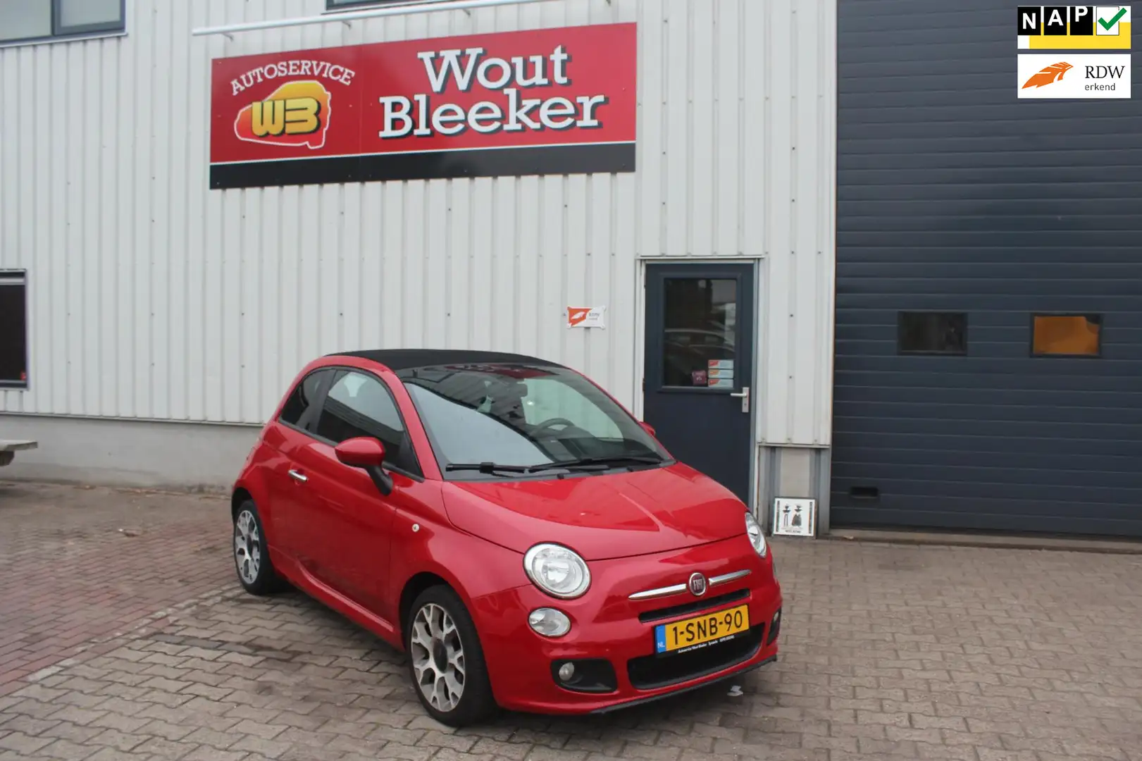Fiat 500C Fiat 500 C 0.9 TwinAir 500S Sport Rood - 1