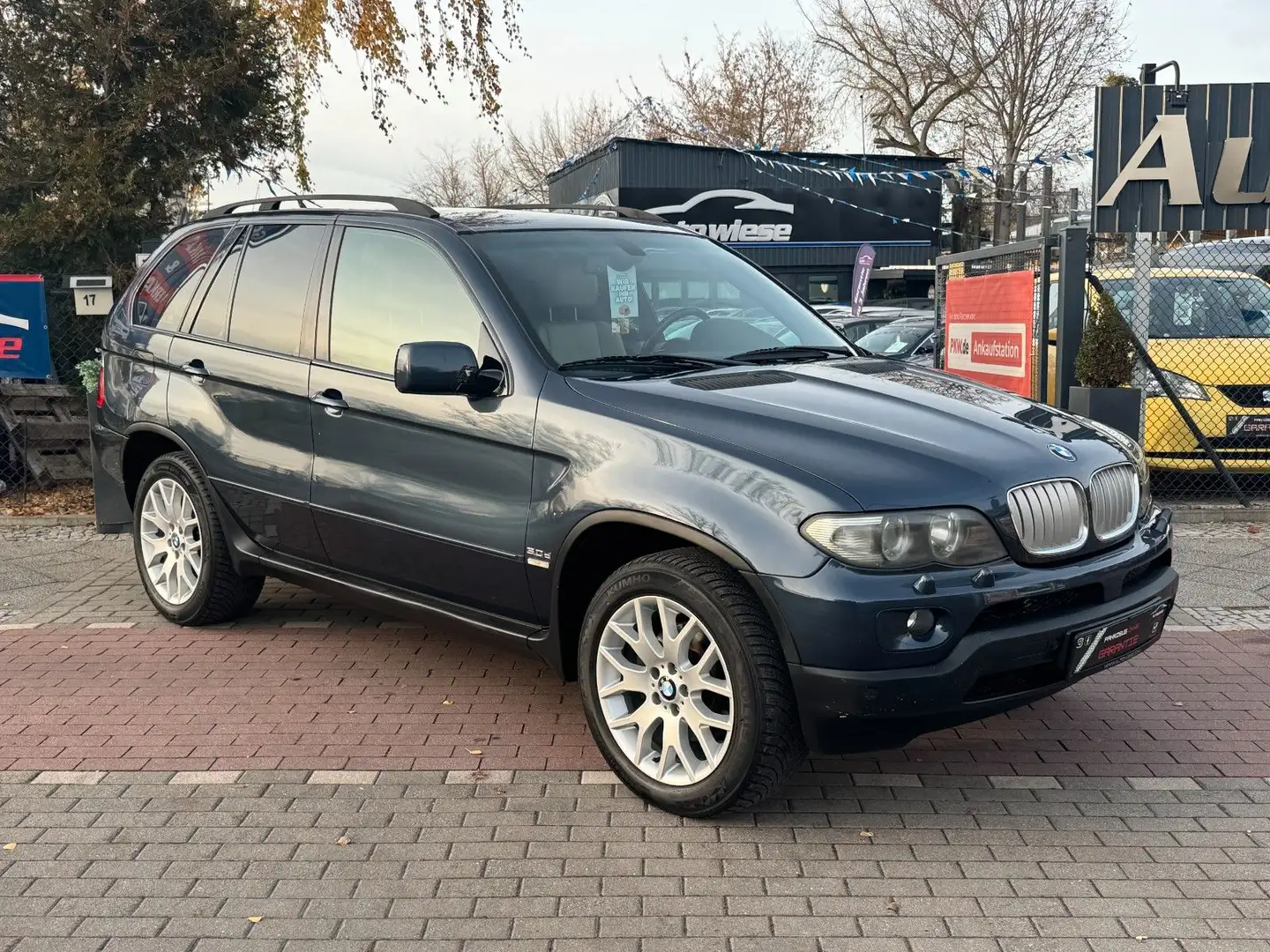 BMW X5 3.0d*Automatik*Nav*Xen*Leder*Memory*Temp*TV* Blau - 1
