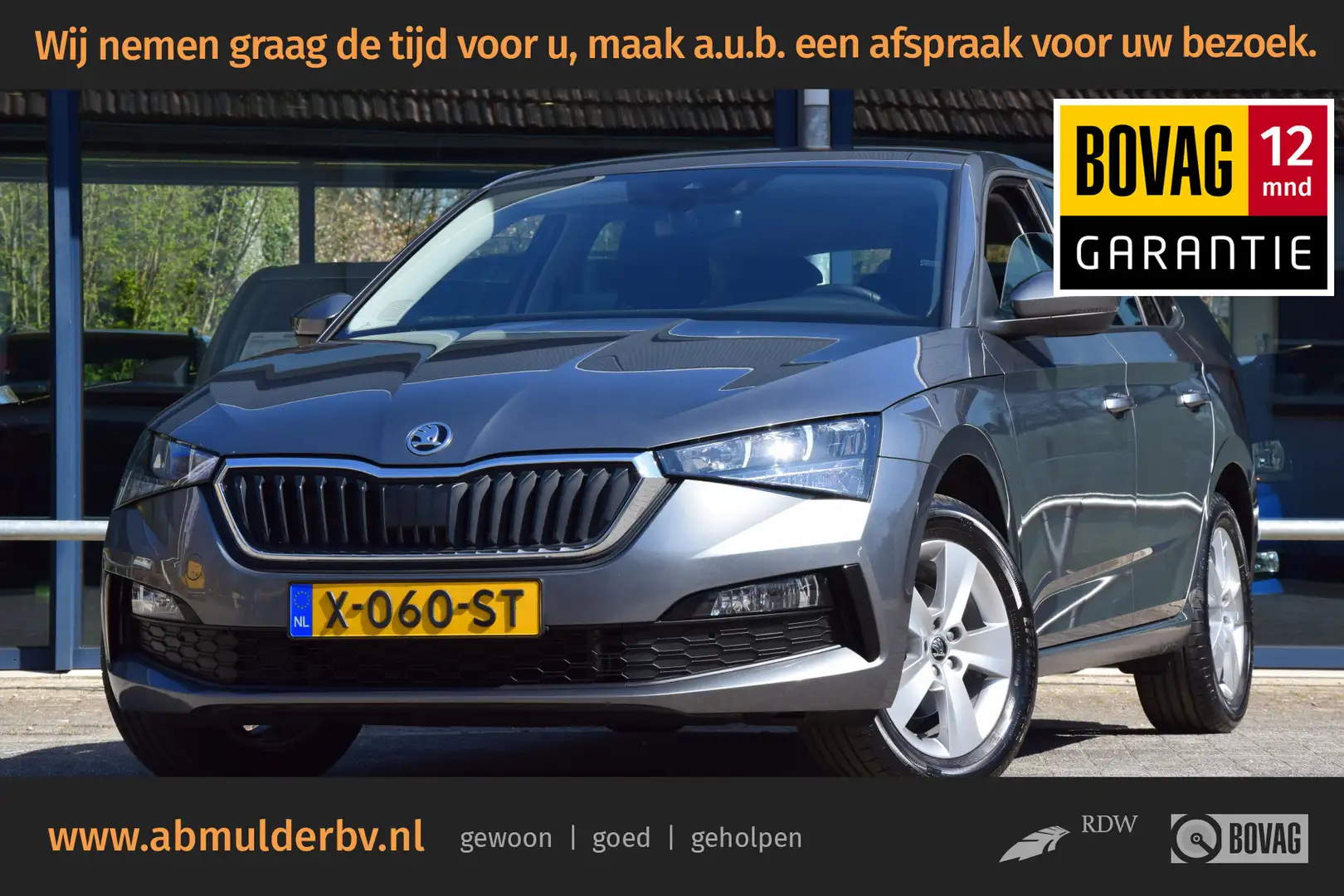 Skoda Scala 1.0 TSI 110PK Ambition | Org. NL | Fabrieksgaranti Gris - 1