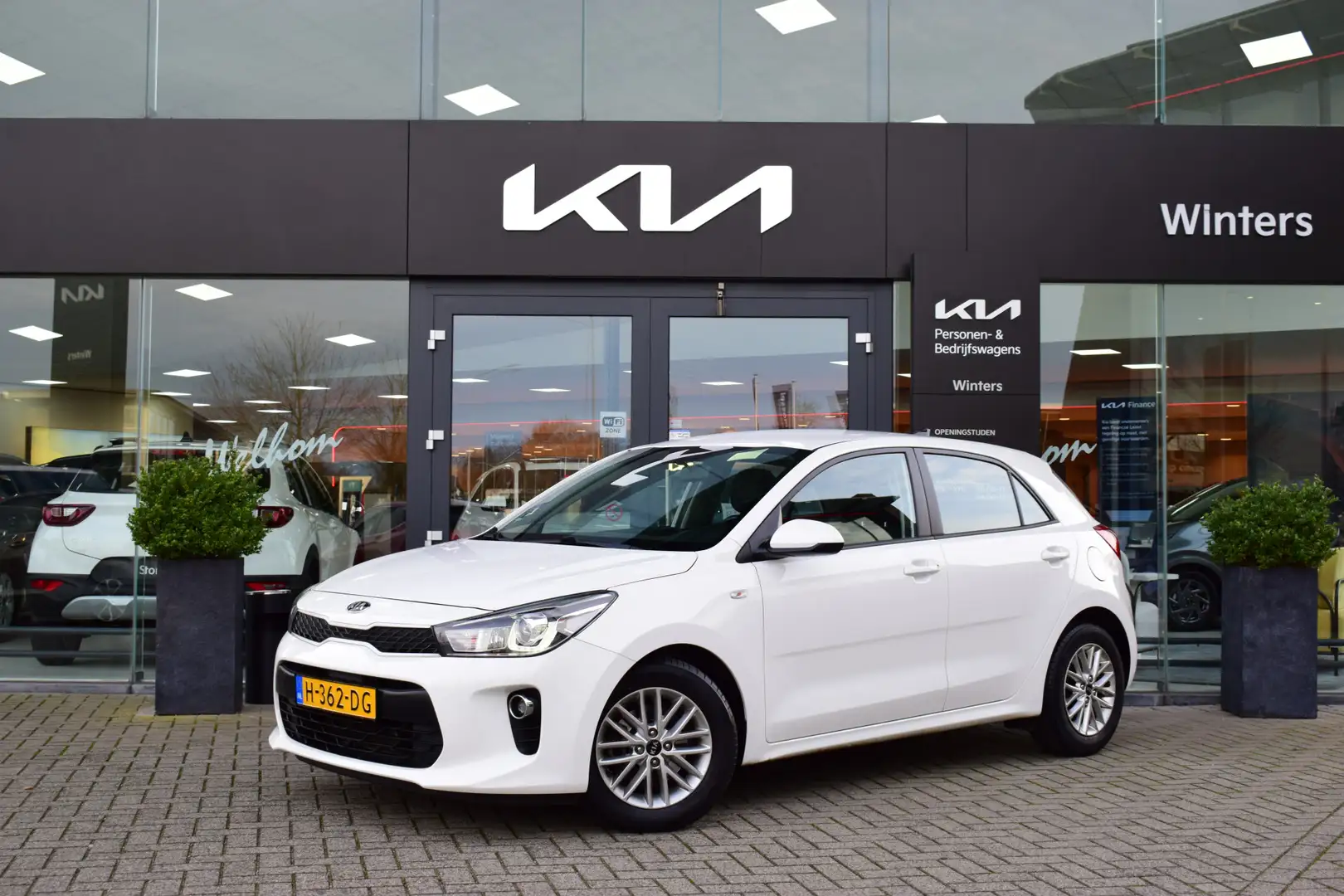 Kia Rio 1.0 TGDI DynamicLine | Airco | Cruise Control | Na Weiß - 1