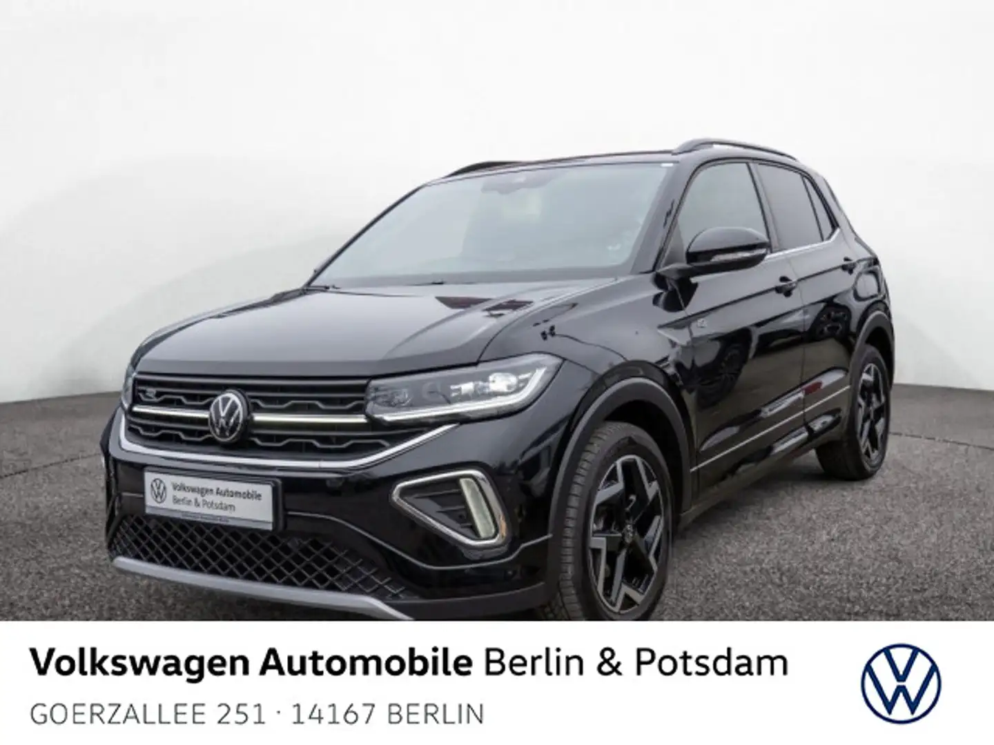 Volkswagen T-Cross 1.5 TSI DSG R-Line Navi R-Kam AHK LED Schwarz - 1