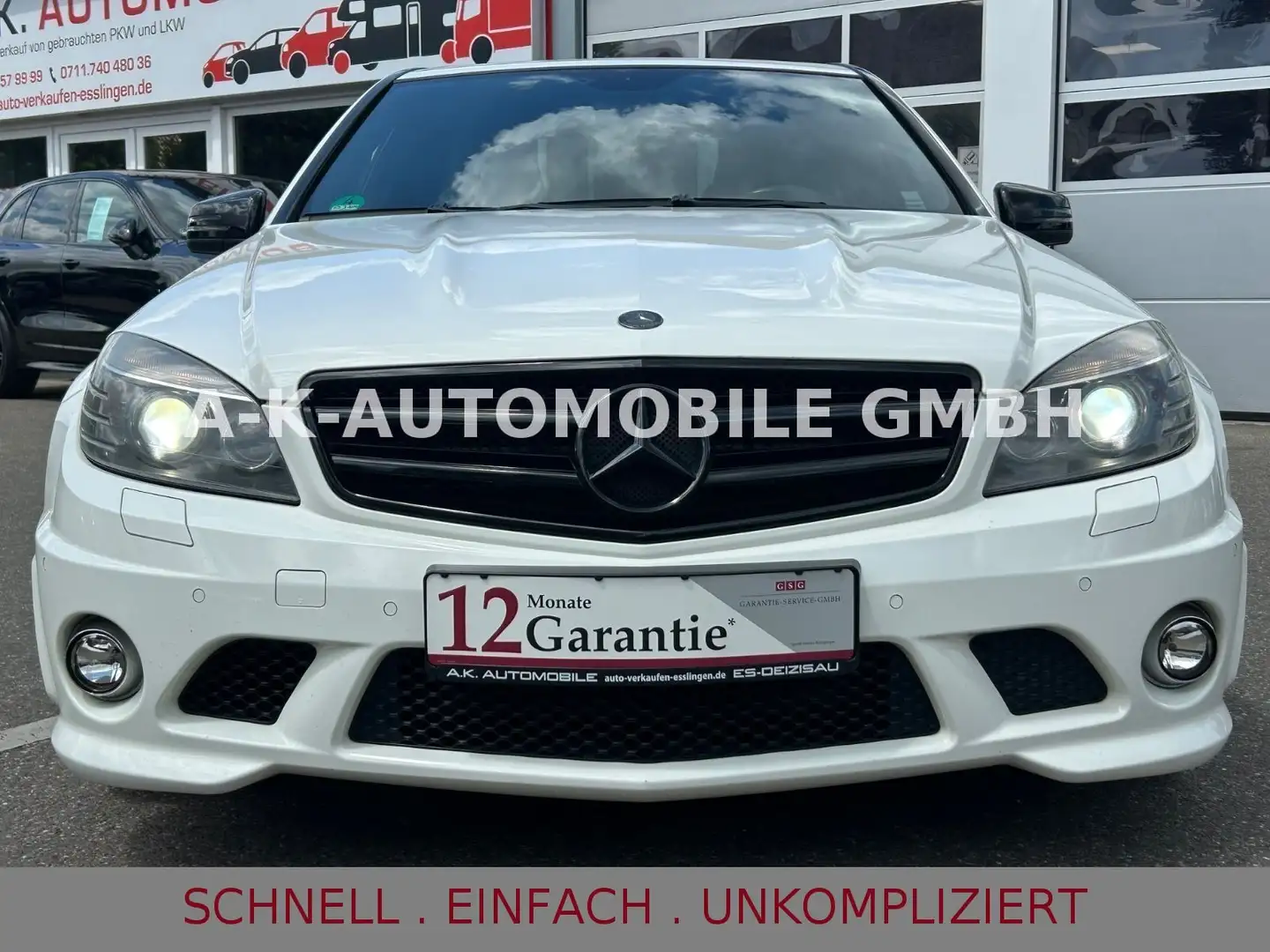 Mercedes-Benz C 63 AMG *LIM*KAMERA*LEDER*WIPPEN*TEMPO*PDC*NAVI Weiß - 2