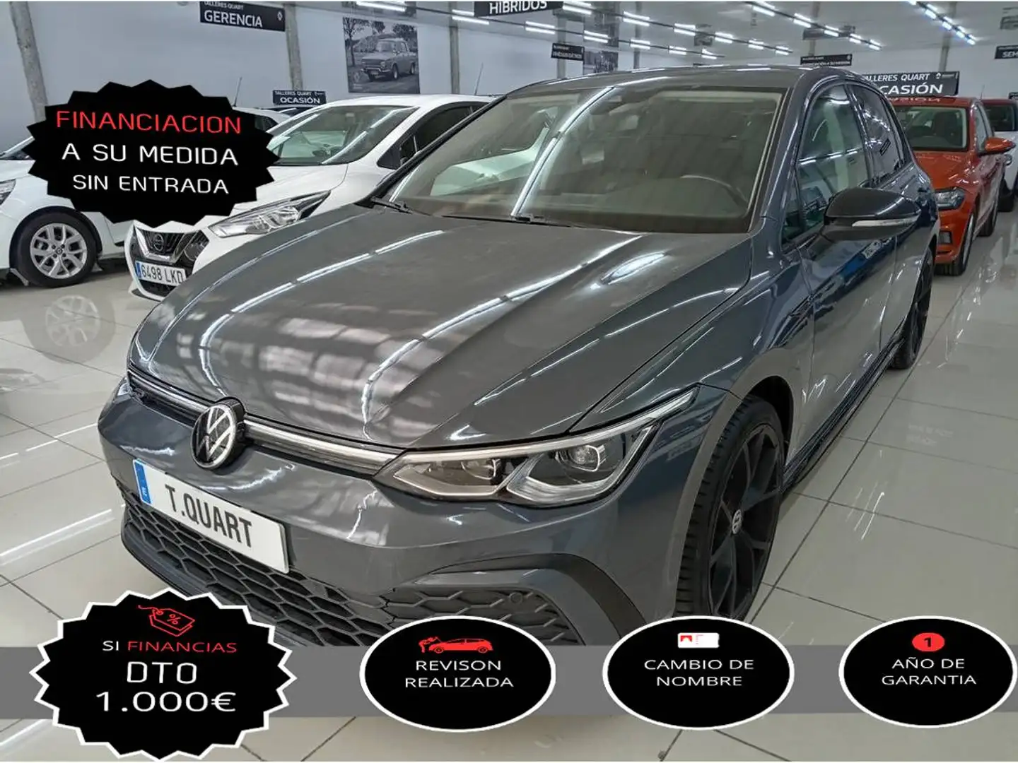 Volkswagen Golf 2.0TDI R-Line DSG 110kW Gris - 1