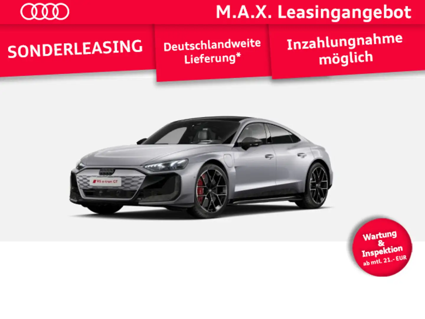 Audi RS e-tron GT perf. quattro KERAMIK+MATRIX+HUD+ Argintiu - 1
