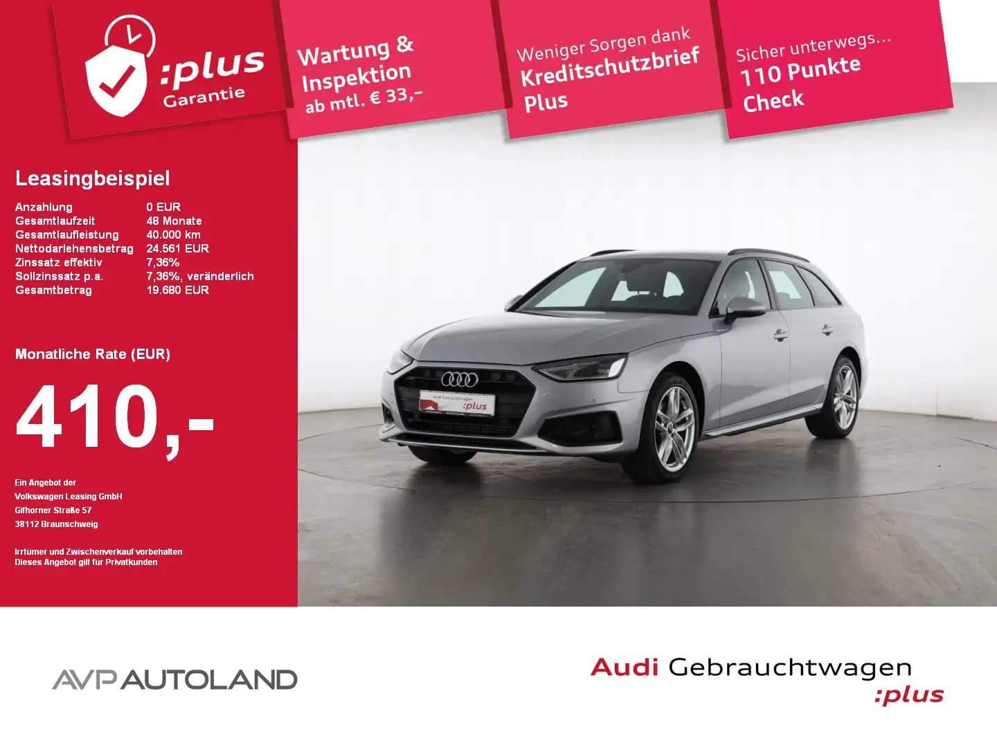 Audi A4 Avant 35 TFSI S tronic advanced | AHK | Silver - 1