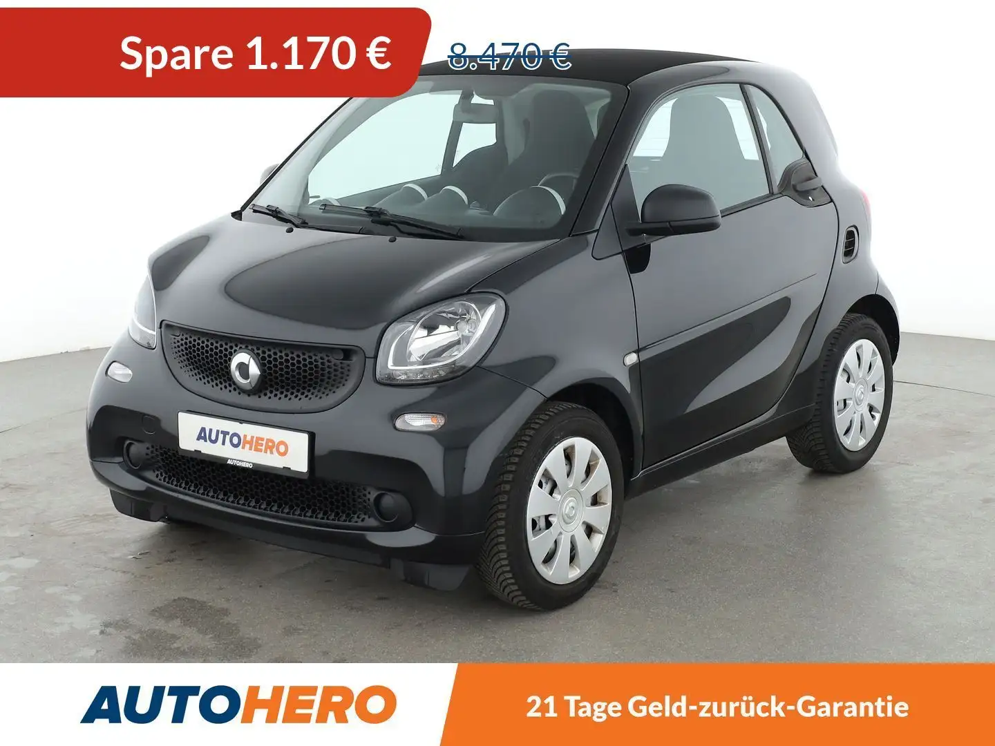 smart forTwo 1.0 Basis *TEMPO*LIM*KLIMA*GARANTIE* Noir - 1