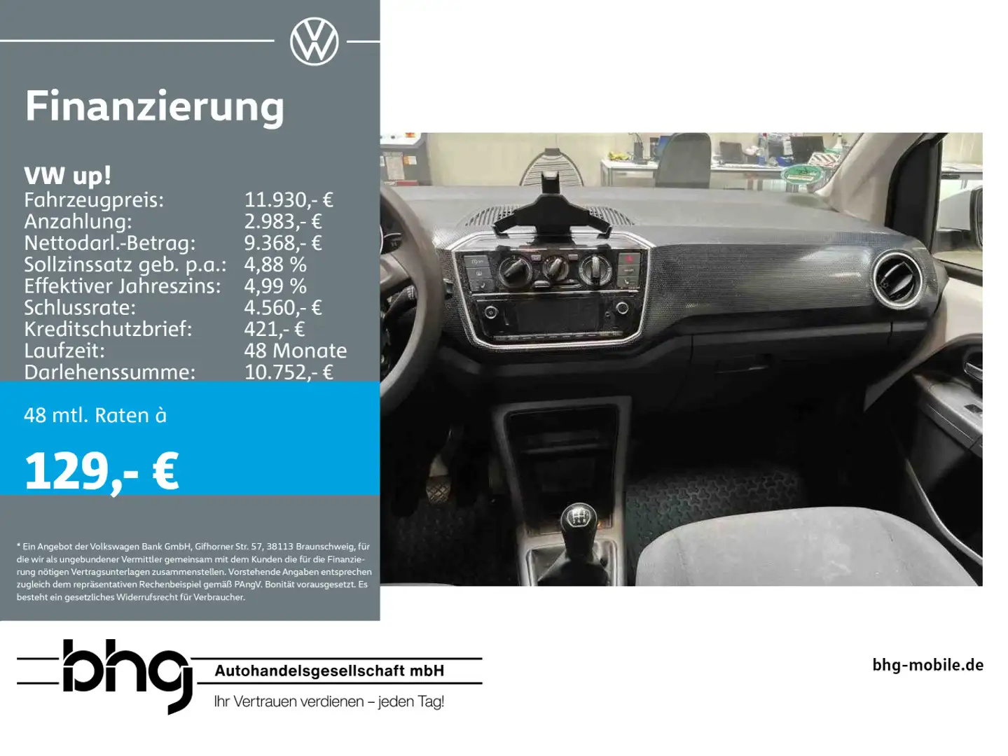 Volkswagen up! . Weiß - 1