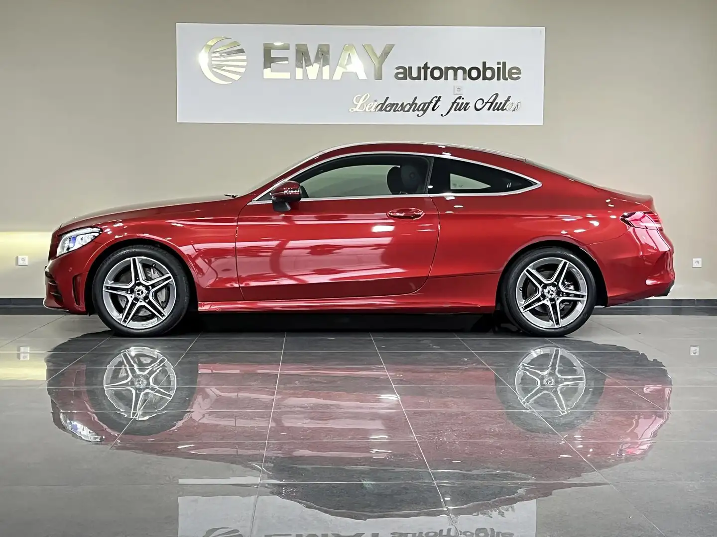 Mercedes-Benz C 300 Coupe 4Matic Amg Line /360 Kamera/Navi/LED Rot - 1