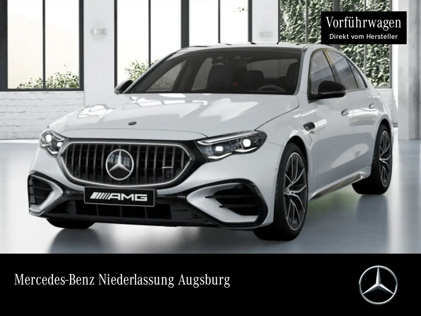 Mercedes-Benz E 53 AMG 4M Hybrid Fahrass 360° Pano Burmester HUD Wit - 1