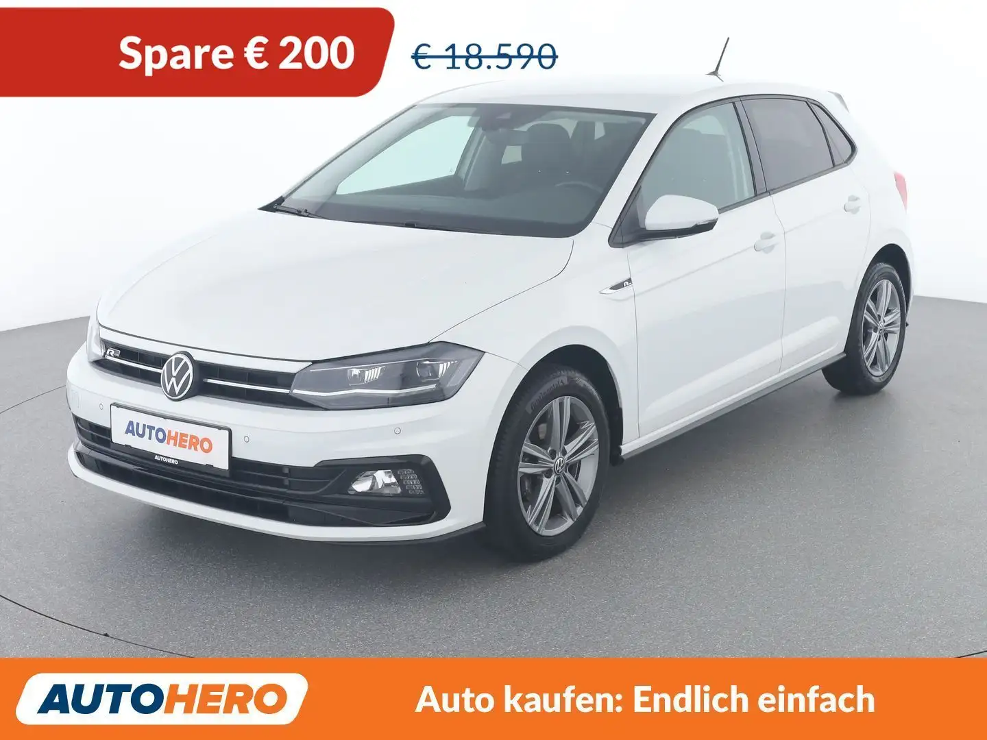 Volkswagen Polo 1.0 TSI R-Line Weiß - 1