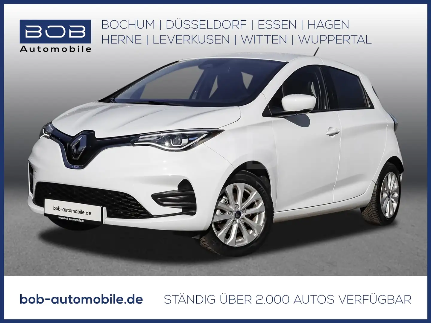 Renault ZOE E-Tech 100% el. EXPERIENCE Batteriemiete R110 Z. Білий - 1