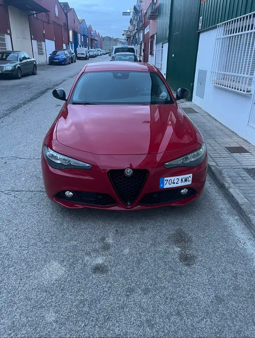 Alfa Romeo Giulia manual Rojo - 1