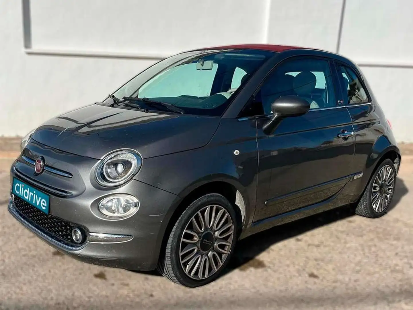 Fiat 500 1.2 Lounge Gris - 2