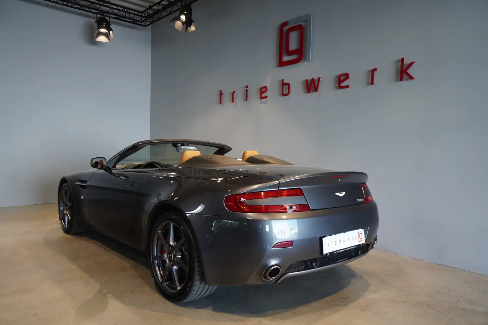 Aston Martin V8 V8 Vantage Roadster Sportshift*BRD Fzg*nur 39TKM* Gris - 2