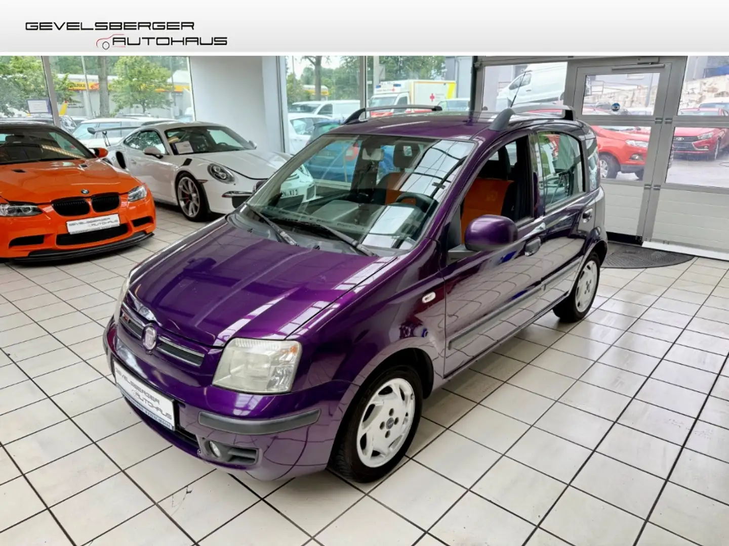 Fiat Panda 1.2 8V Dynamic Klima Garantie TÜV neu Violett - 1