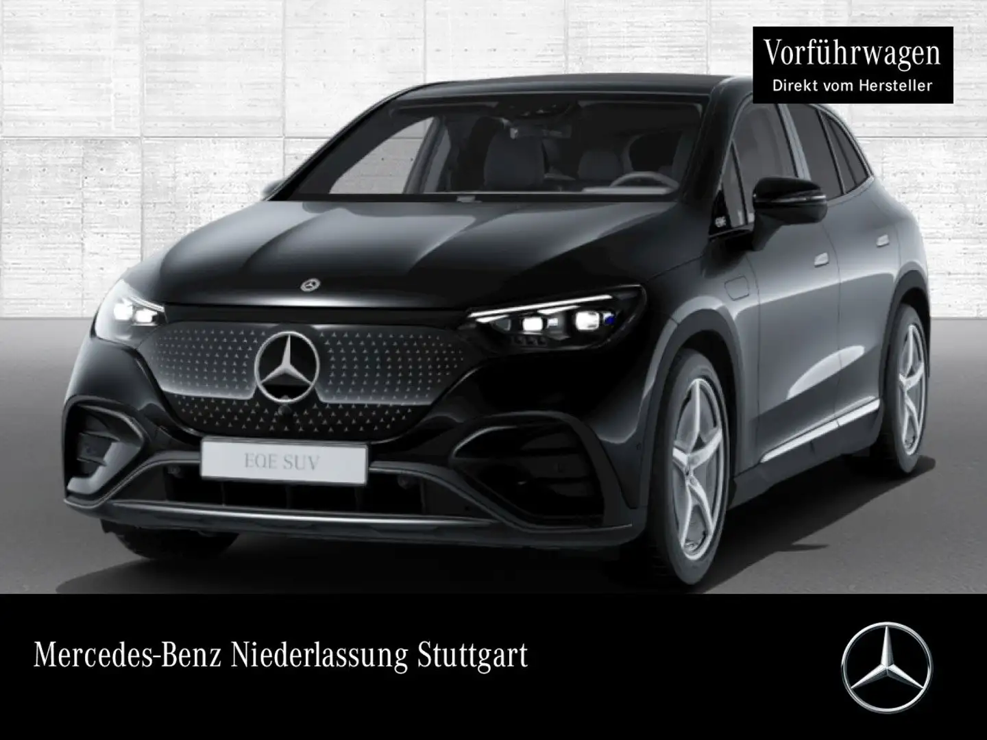 Mercedes-Benz EQE SUV EQE 350 AMG+NIGHT+PANO+360+AHK+BURMESTER+KEYLESS Schwarz - 1