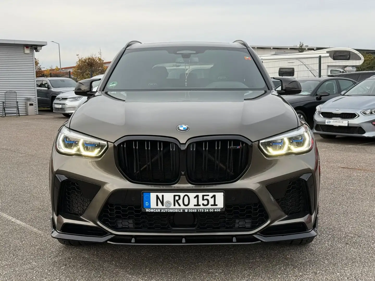 BMW X5 M Competition*AKRAPOVIC*CARBON*B&W*LASER*PANO Braun - 2