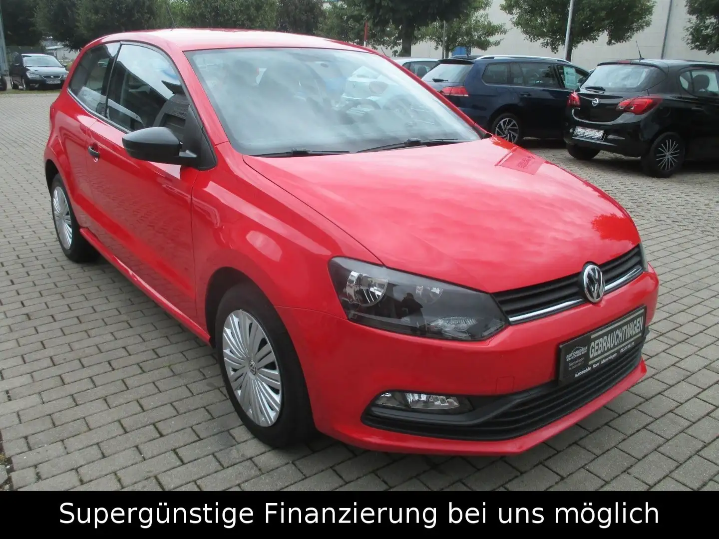 Volkswagen Polo V Trendline,KLIMA,1-HAND,GARANTIE Rot - 2