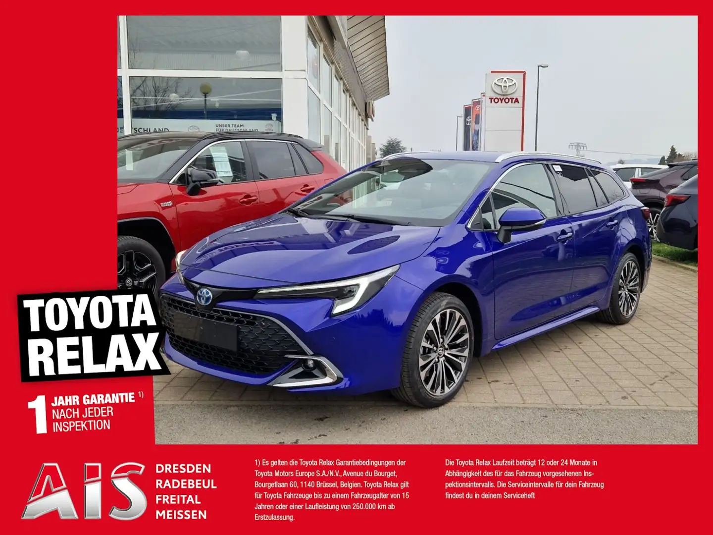 Toyota Corolla TS 2,0l Hybrid Teamplayer Blauw - 1