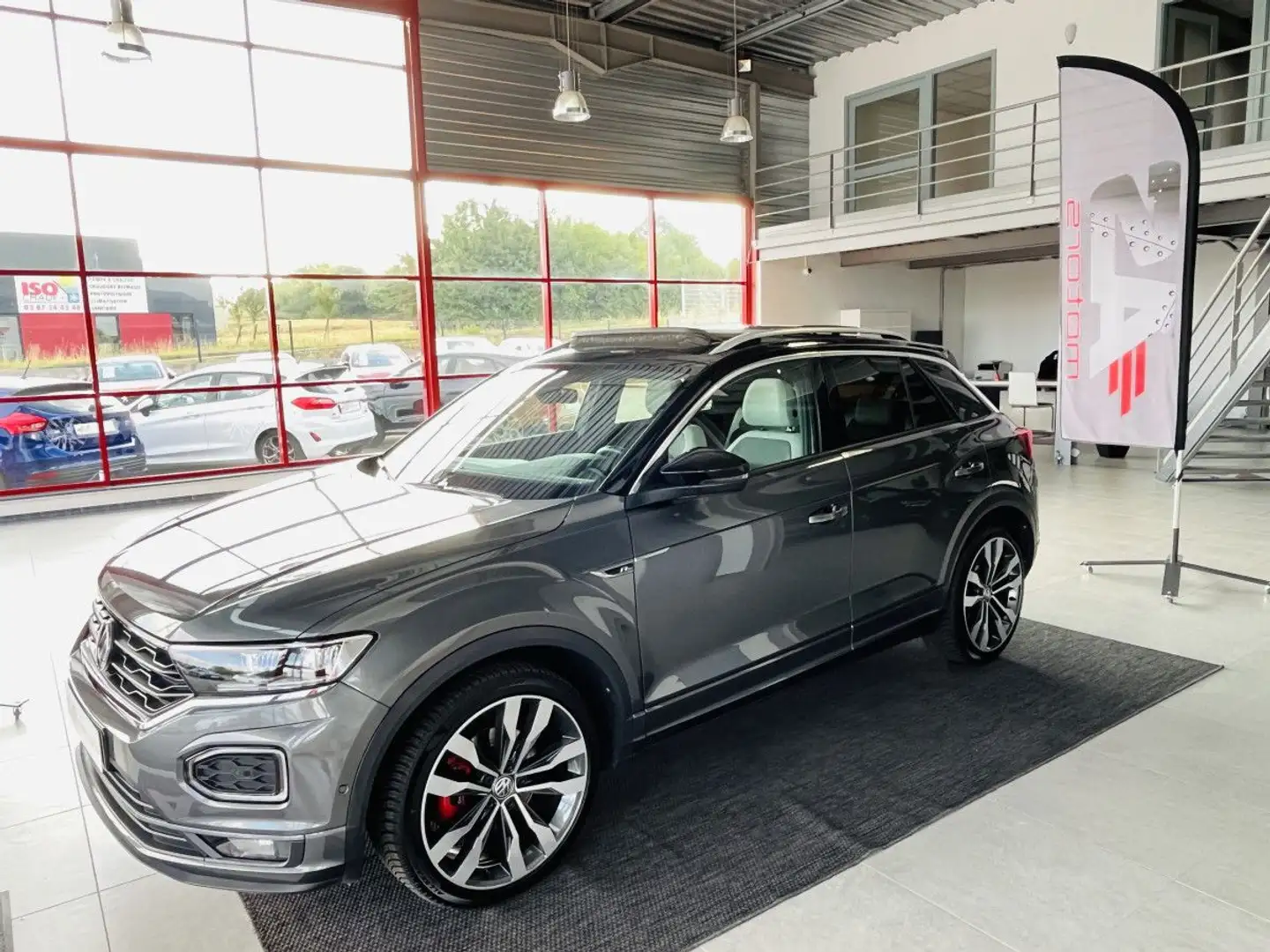 Volkswagen T-Roc 2,0 TSI 190 R-LINE DSG7 4MOTION TOIT PANORAMIQUE O Gris - 1