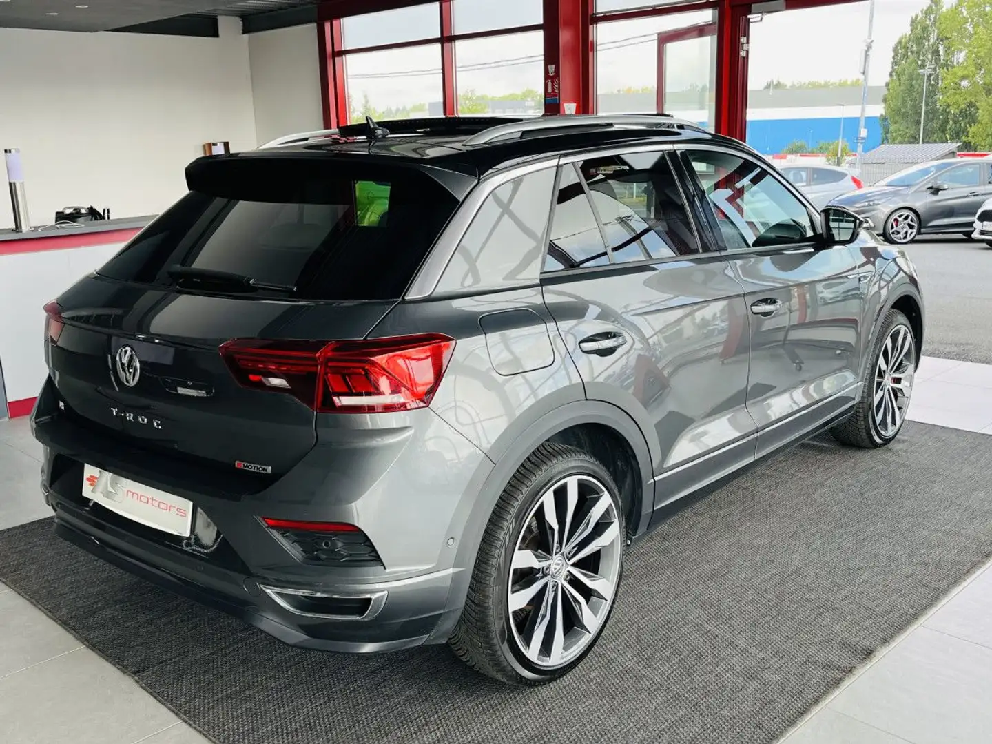 Volkswagen T-Roc 2,0 TSI 190 R-LINE DSG7 4MOTION TOIT PANORAMIQUE O Gris - 2