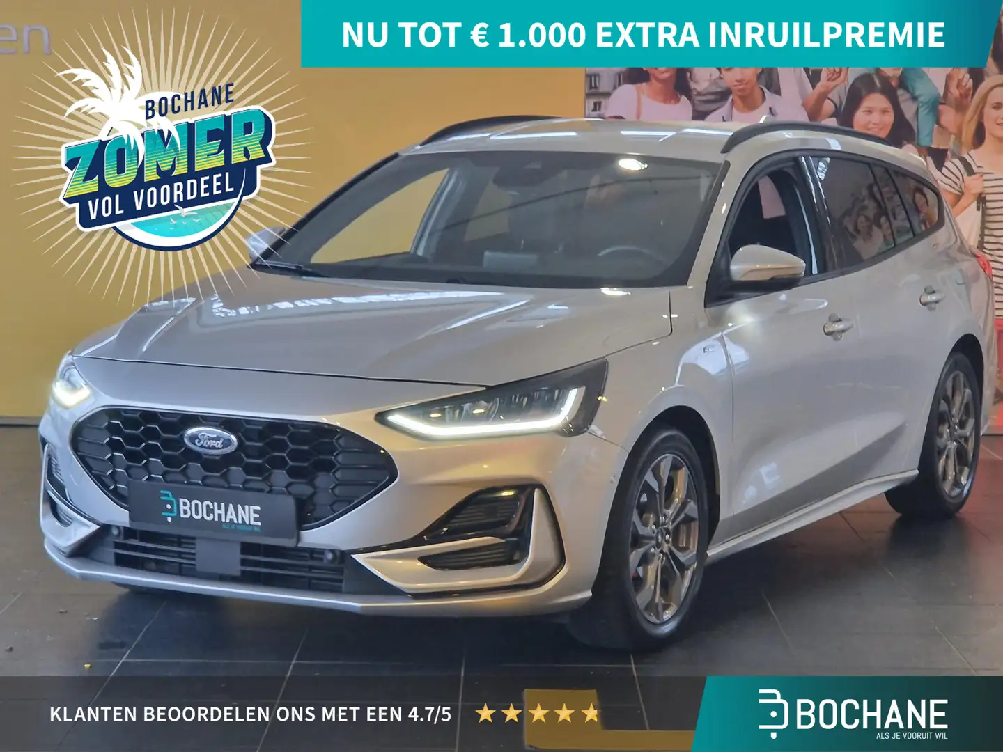 Ford Focus Wagon 1.0 EcoBoost Hybrid ST Line | Navigatie | Wi Gris - 1