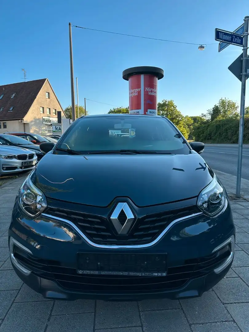 Renault Captur Limited 1 HAND/SHZ/TEMPOMAT/8 FACH Bleu - 2