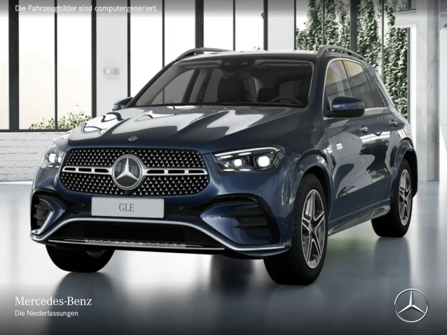 Mercedes-Benz GLE 400 e 4M AMG+PANO+360+AHK+MULTIBEAM+20"+SPUR Blau - 2
