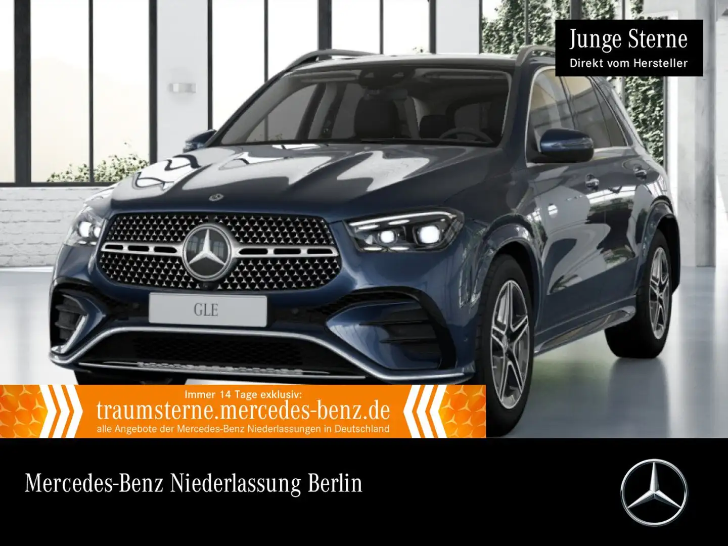 Mercedes-Benz GLE 400 e 4M AMG+PANO+360+AHK+MULTIBEAM+20"+SPUR Blau - 1