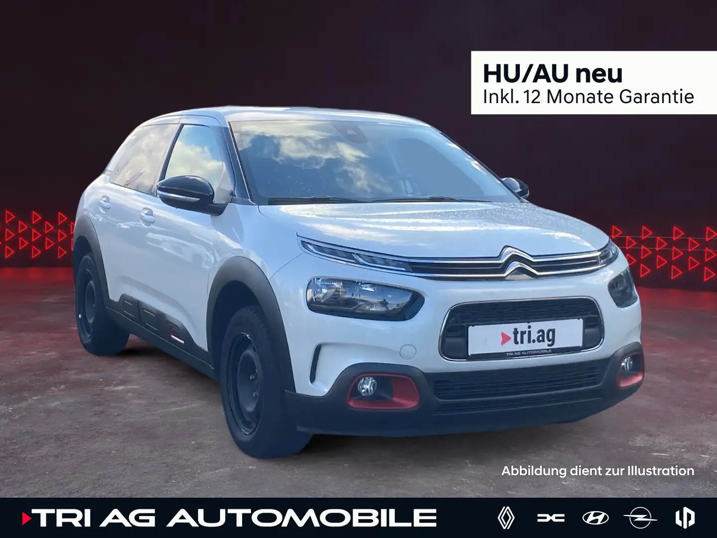 Citroen C4 Cactus 1.2 PureTech 110 Shine GRA PDC SHZ Nav Weiß - 1