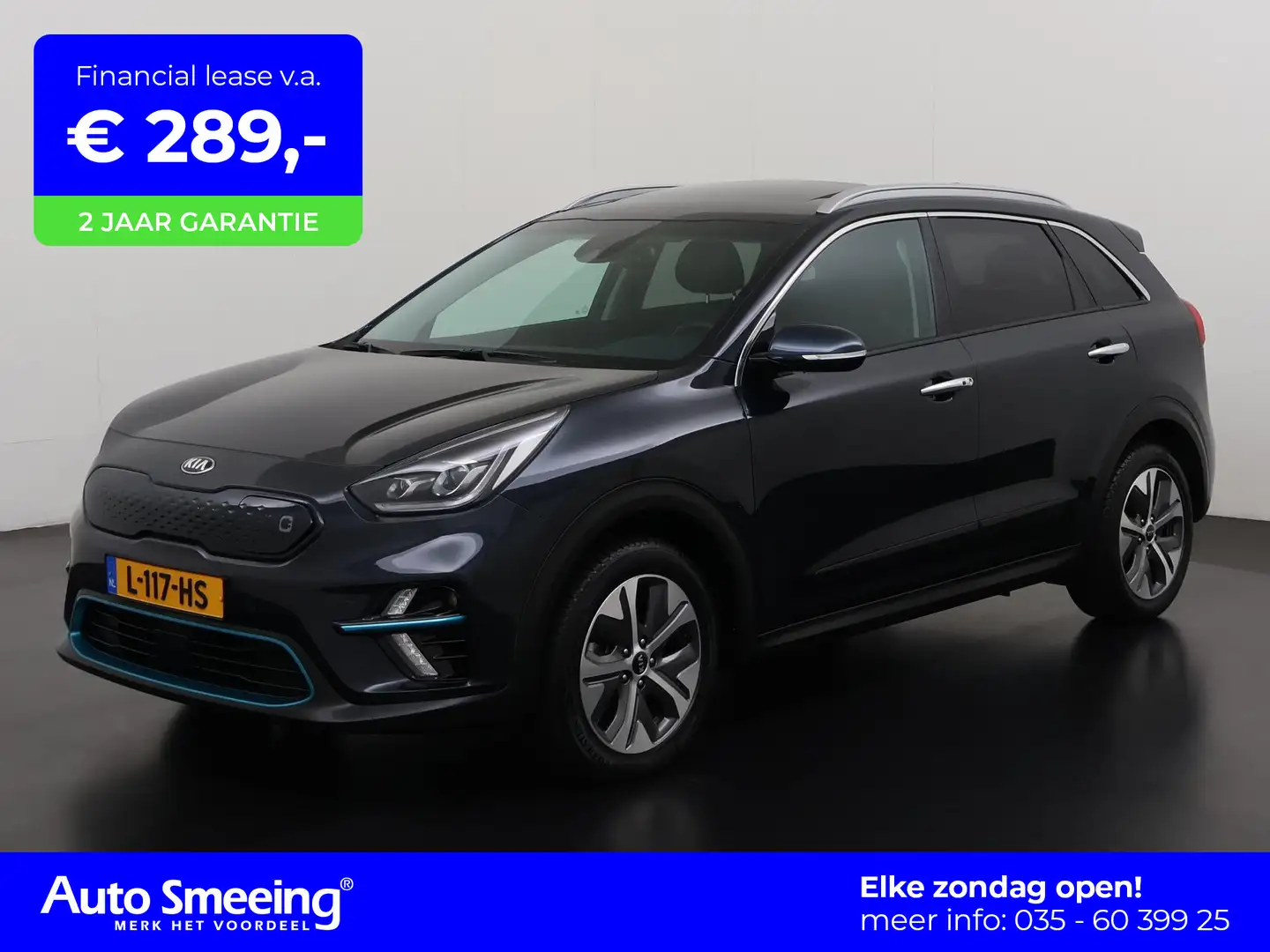 Kia e-Niro DynamicPlusLine 64 kWh 3 fase | Schuifdak | Camera Blauw - 1