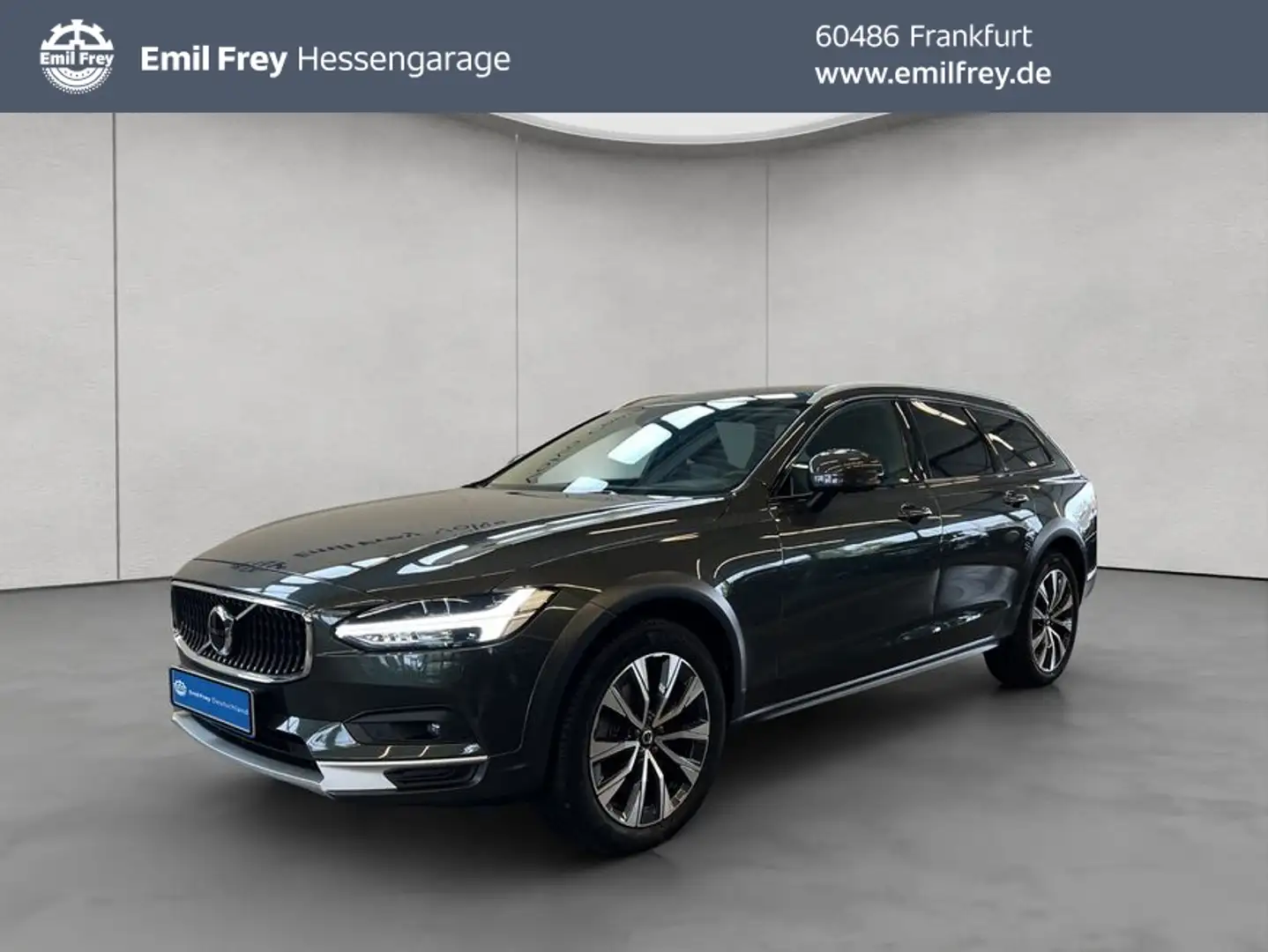 Volvo V90 Cross Country D4 AWD PRO Aut BLIS Leder Voll-L Grau - 1