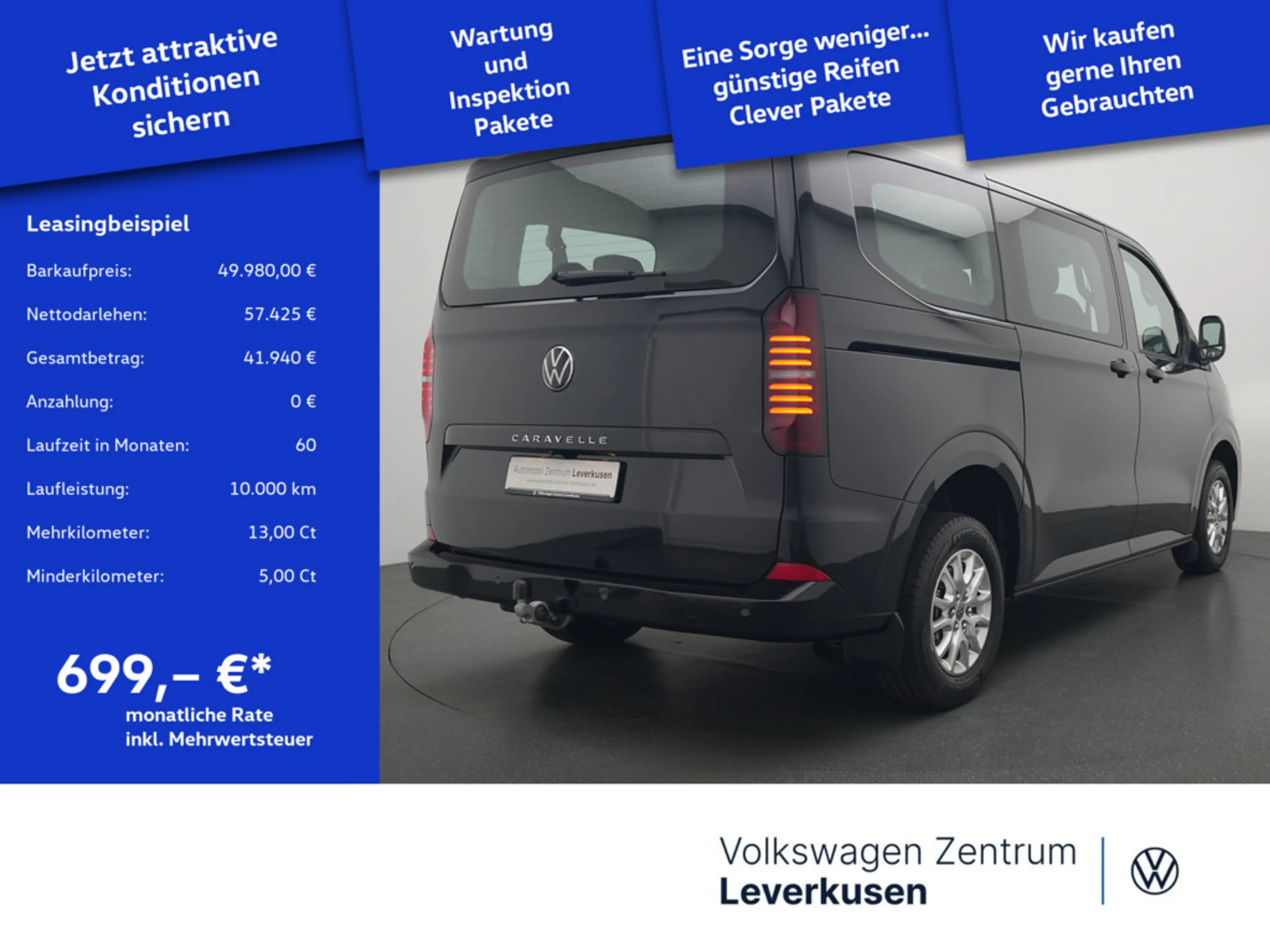 Volkswagen T7 Caravelle TDI Life LED KAM AHK NAVI 7-SITZ — photo 2