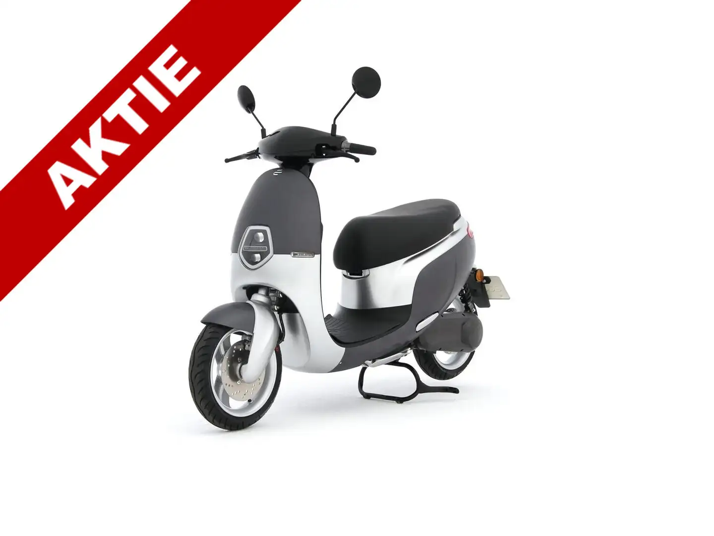 Ecooter Elektrische Scooter E1 S | 60V | 32Ah | 25 km of 4 Grijs - 1