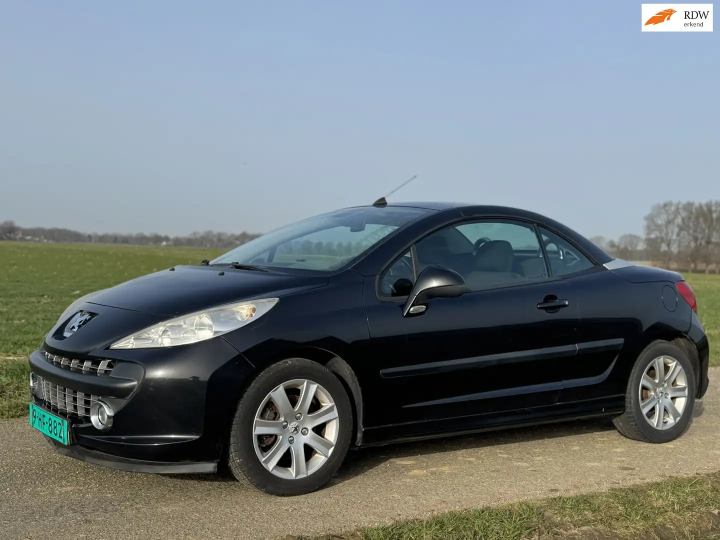 Peugeot 207 CC 1.6 VTi|cabrio|nieuwe apk| Schwarz - 1