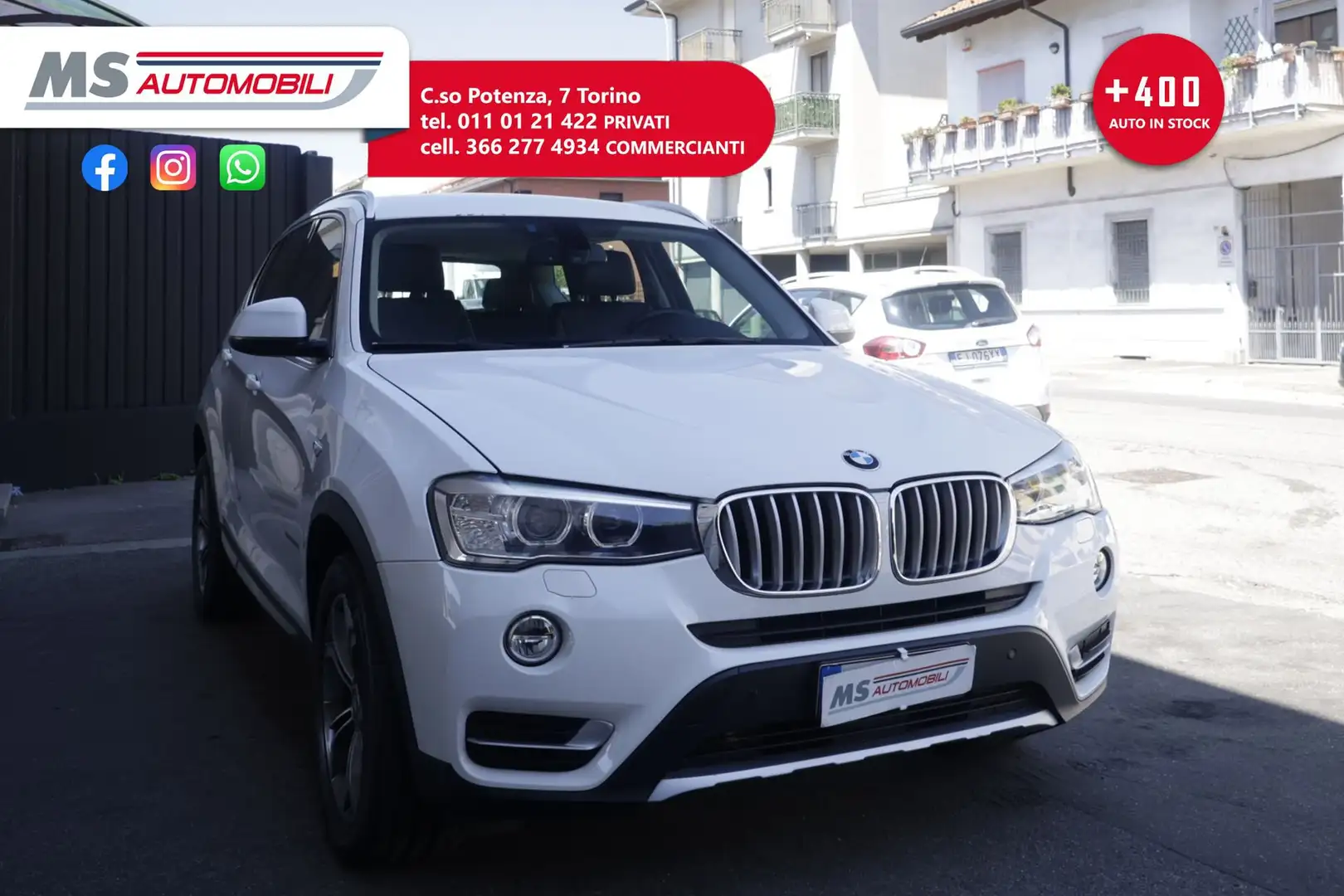 BMW X3 X3 xDrive20d xLine Unicoproprietario Білий - 1