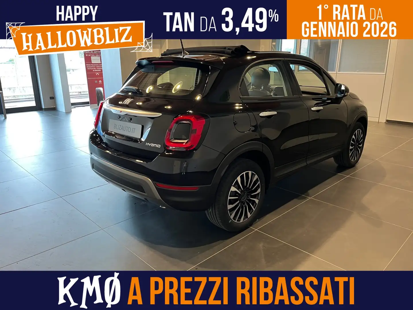 Fiat 500X dolcevita 1.5 t4 hybrid cross 130cv dct Nero - 2