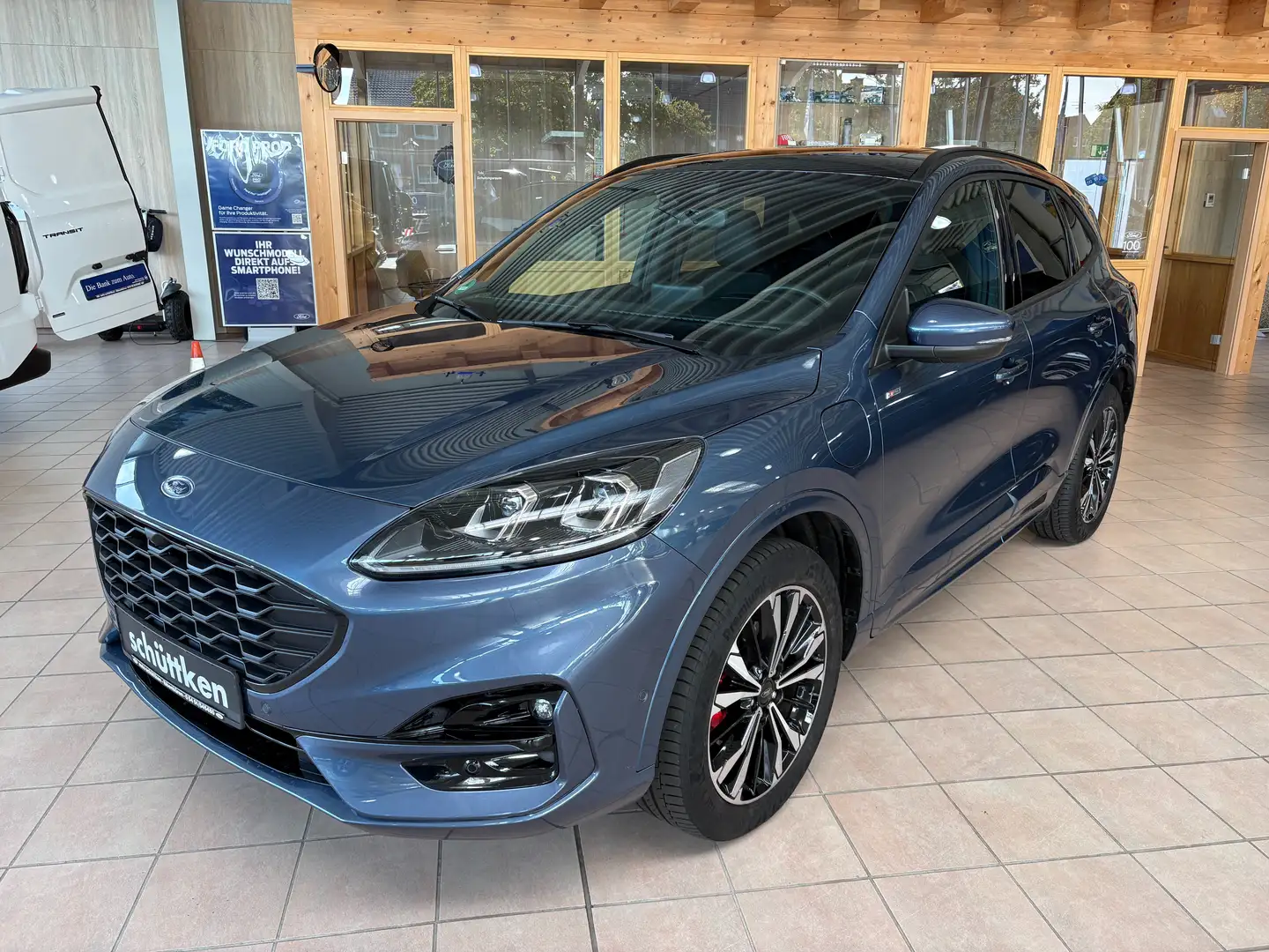 Ford Kuga 2.5 PHEV Aut. ST-Line X ACC, PANO, AHK, HUD, WiPa Bleu - 1