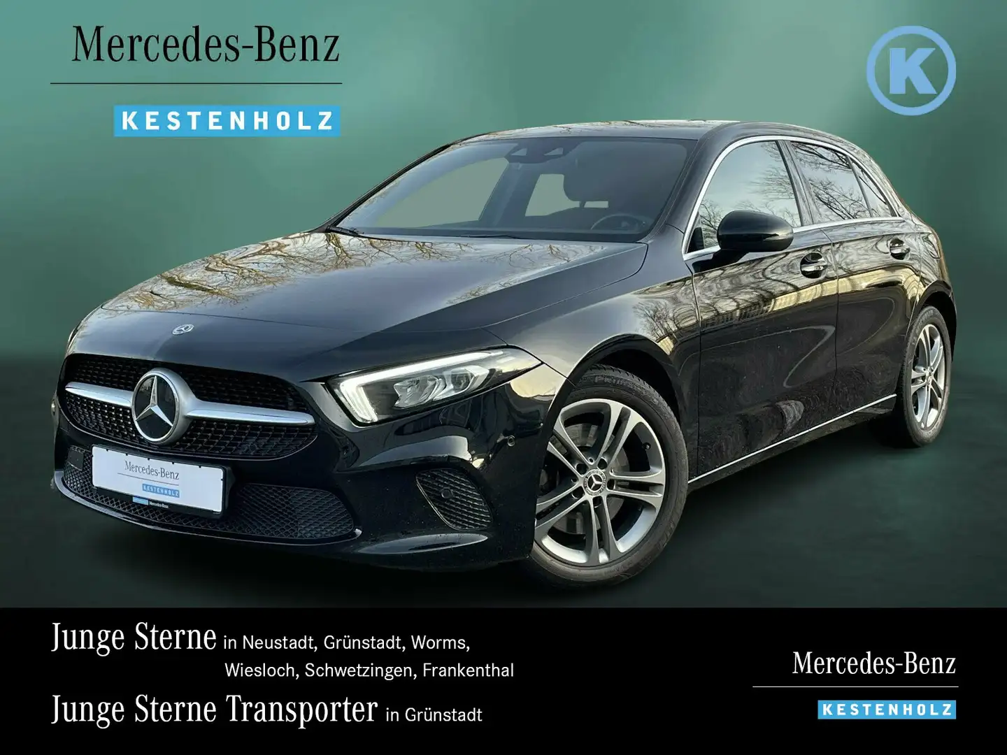 Mercedes-Benz A 220 A 220 PROGRESSIVE+AMBI+SHZ+SPUR/BREMS+TEMPO+NAVI Schwarz - 1