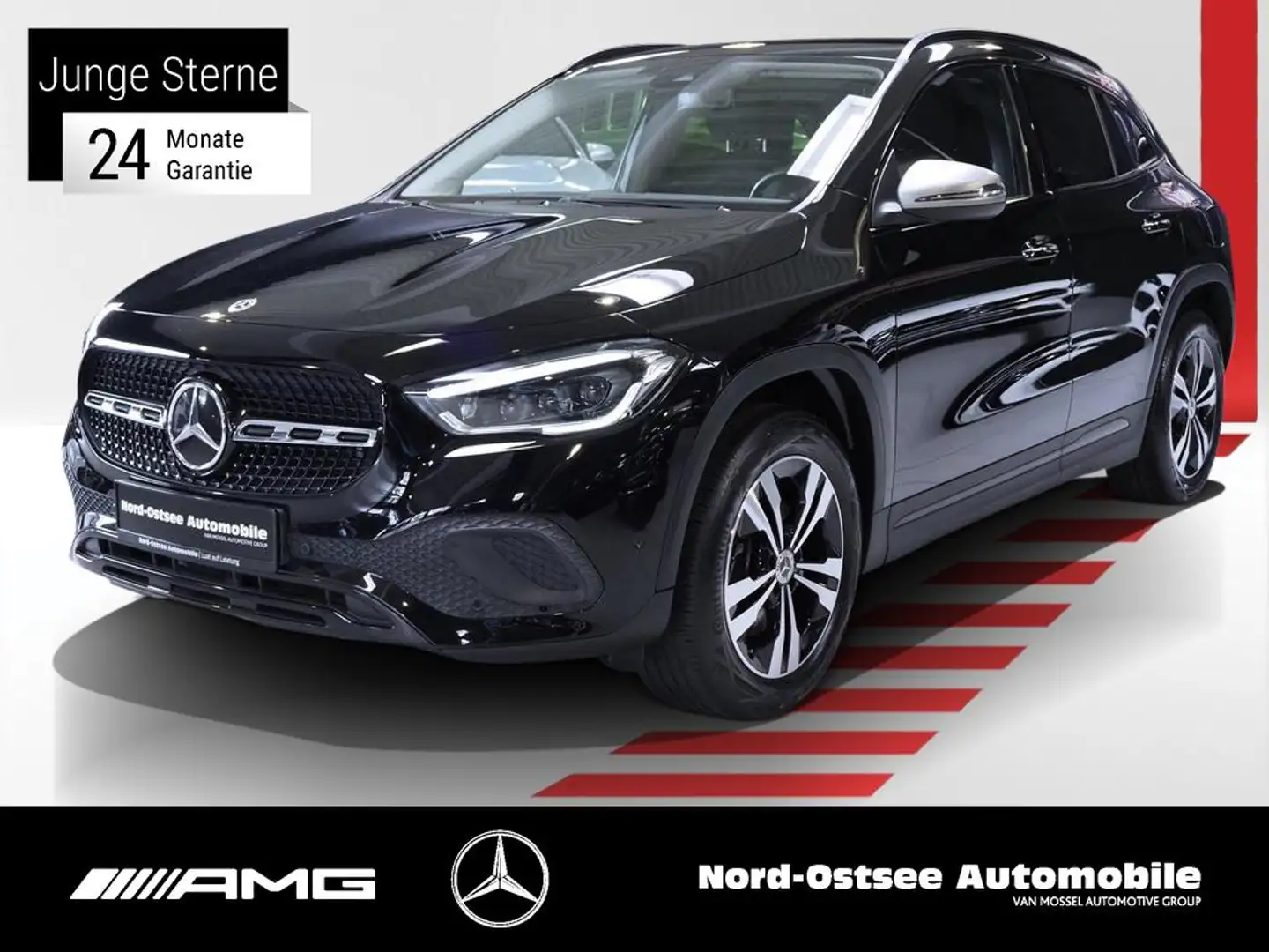 Mercedes-Benz GLA 220 d PROGRESSIVE NIGHT AHK STHZG LED KAMERA Negro - 1