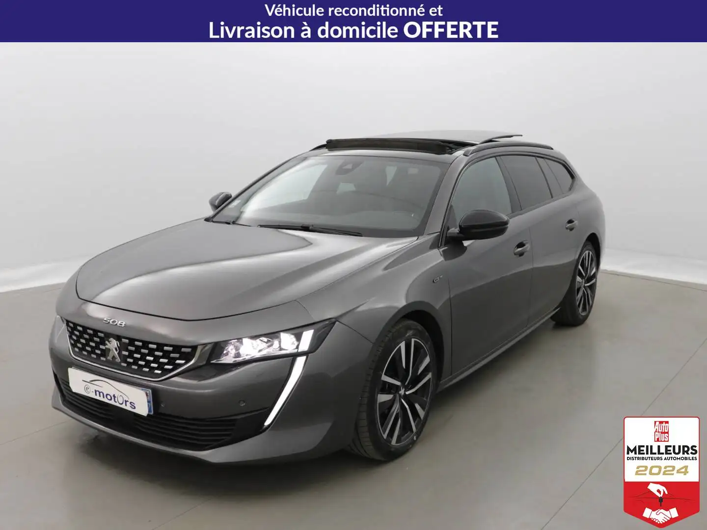 Peugeot 508 PureTech 225 ch S\u0026S EAT8 - GT Gris - 1