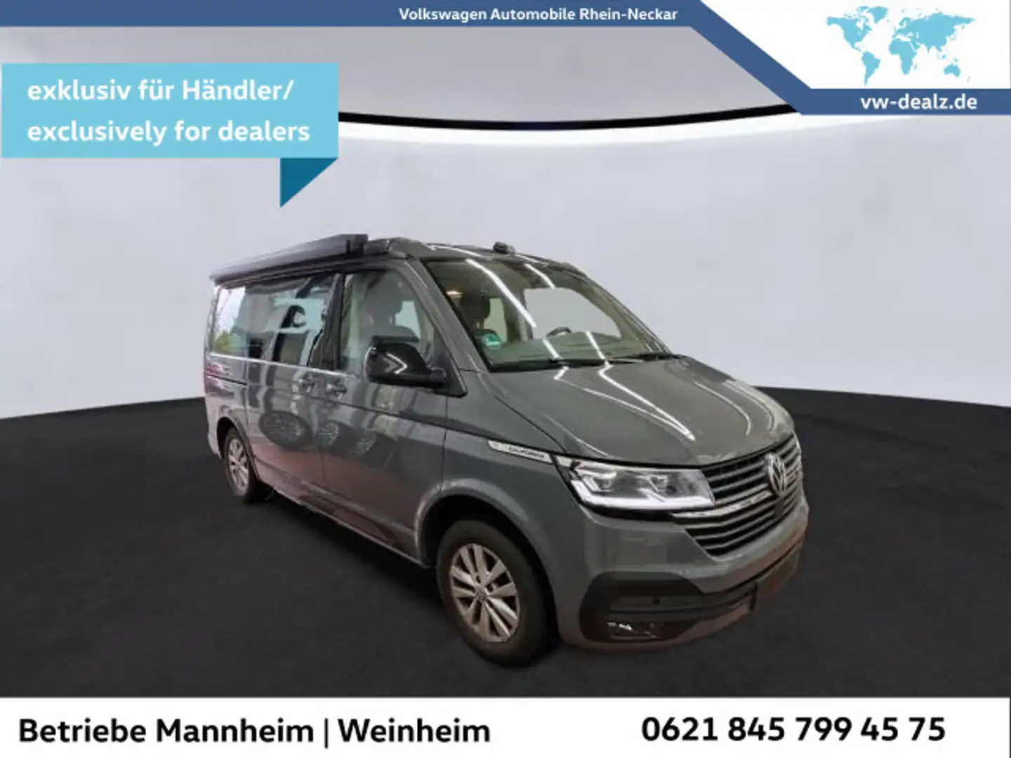 Volkswagen T6 California 2.0 TDI Beach DSG Standheizung AHK Grau - 2