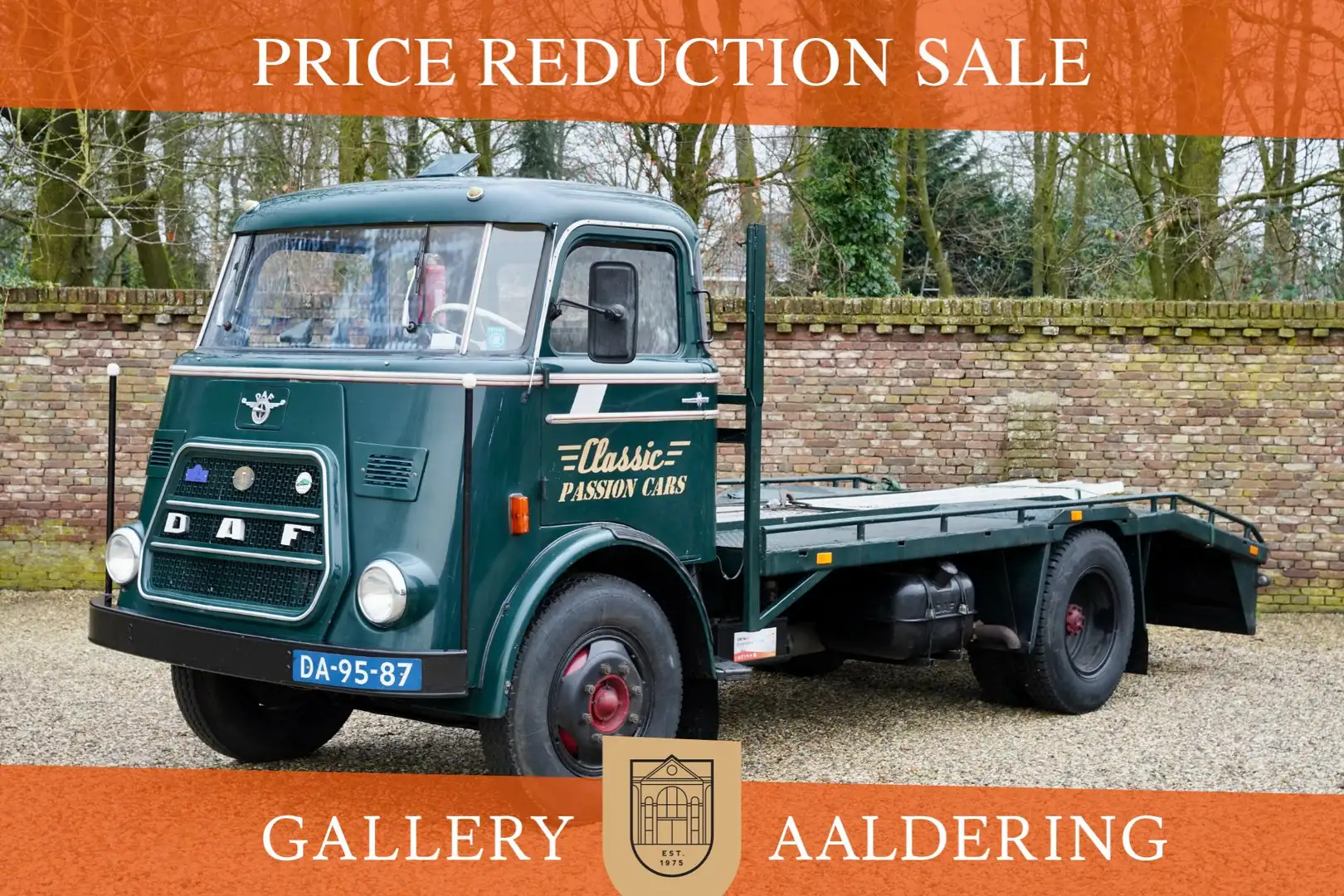 Oldtimer Daf A1100 Car Transporter Trade-in-car PRICE REDUCTION Verde - 1