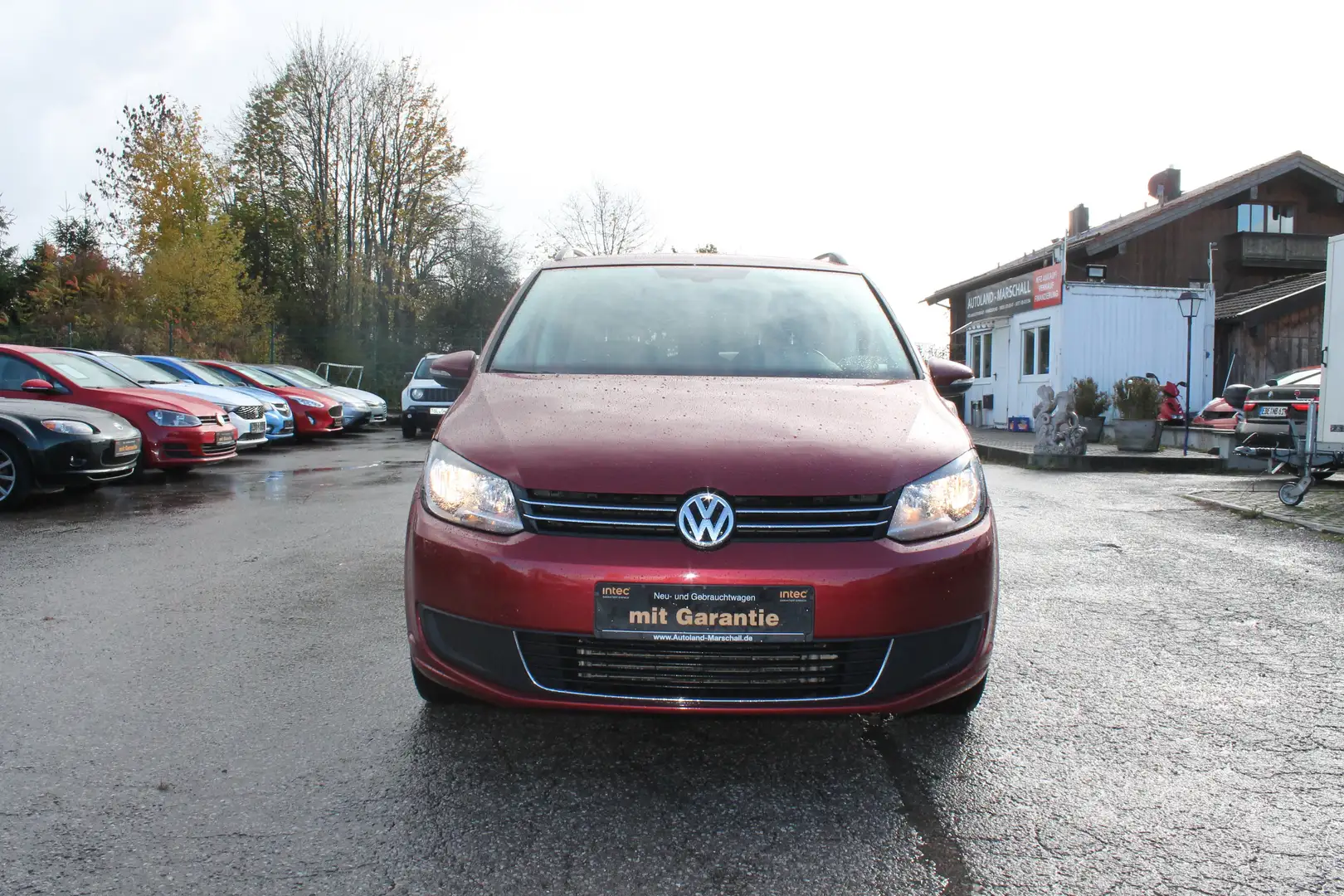 Volkswagen Touran 1.6 TDI KLIMATRONIC AHK RFK ALU EURO 5 Rot - 2