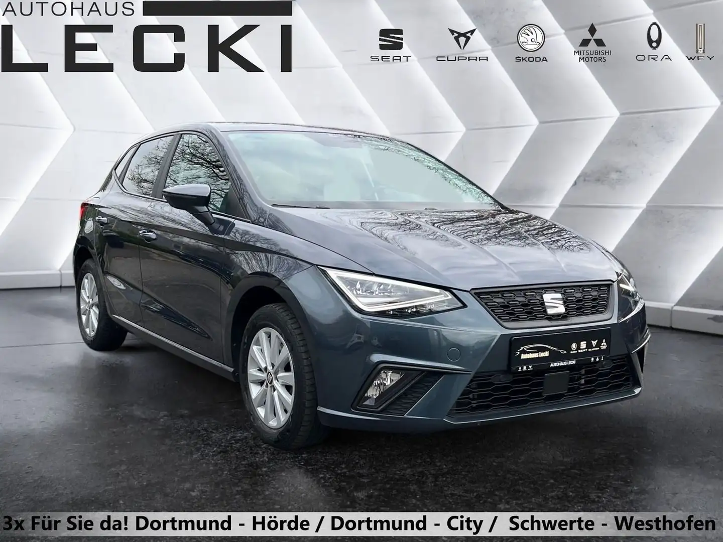 SEAT Ibiza Style 1.0TSI *WINTERPAKET*F-LINK*KAMERA*PDC*GJR* Grijs - 1