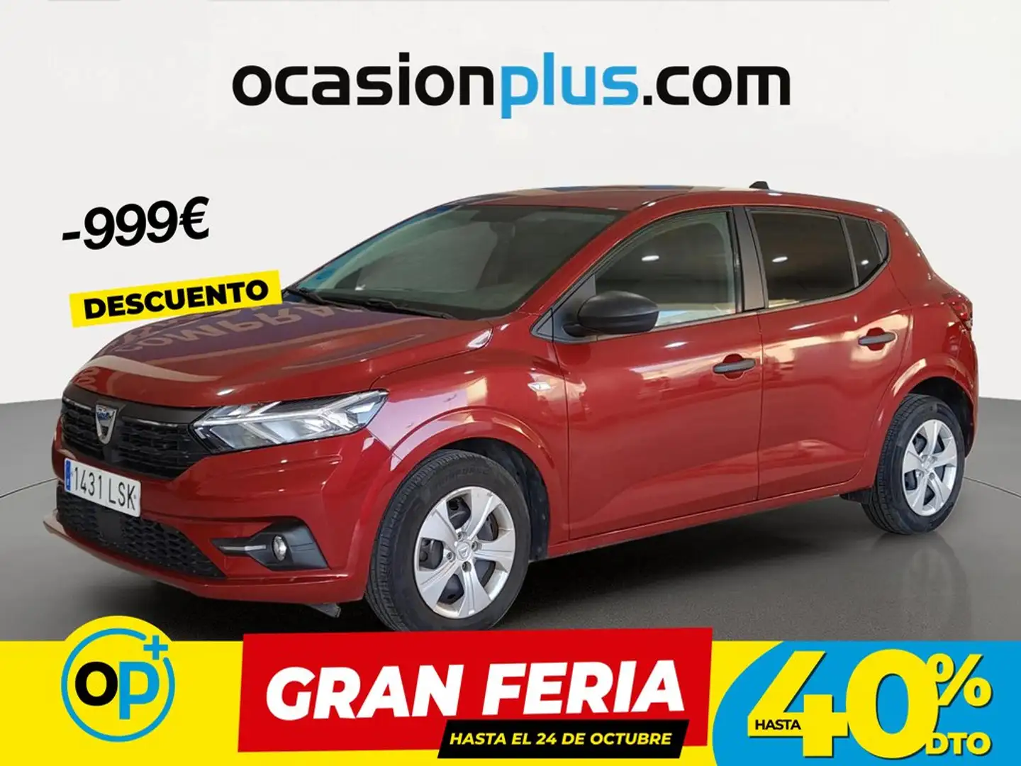 Dacia Sandero SCe Essential 49kW Rojo - 1