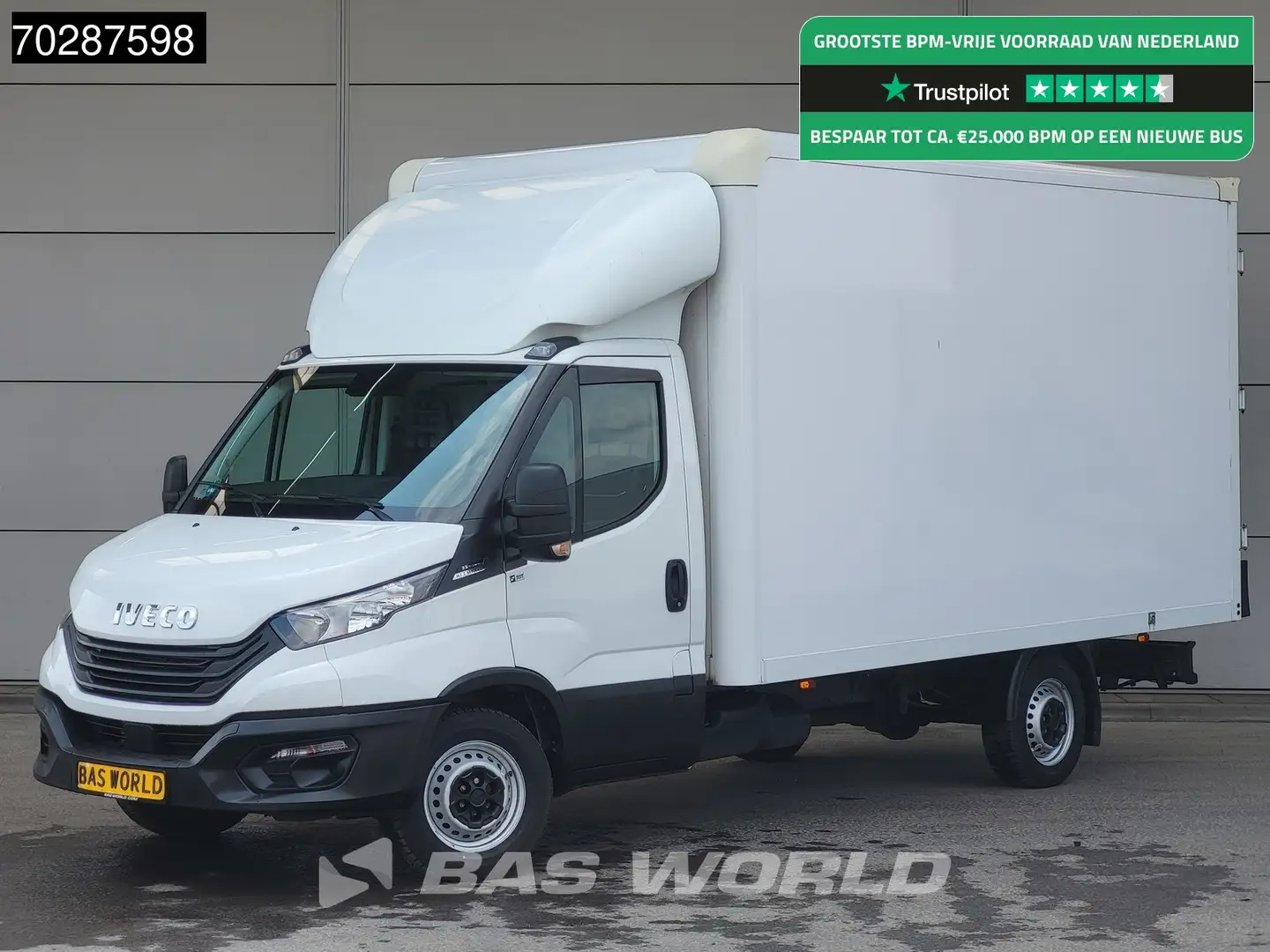 Iveco Daily 35S16 Automaat Bakwagen Achterdeuren 160PK Airco C Wit - 1